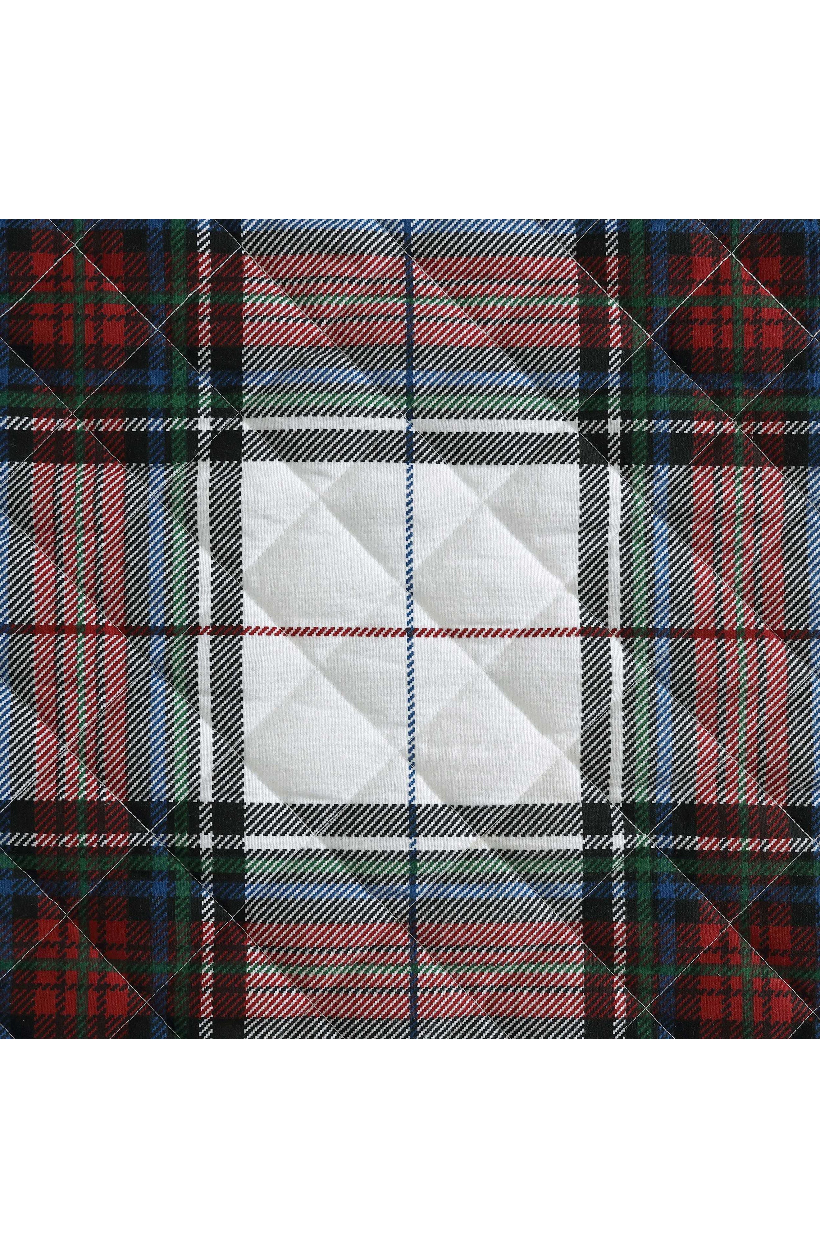 Eddie Bauer Holiday Plaid Cotton Flannel Twin Quilt Set