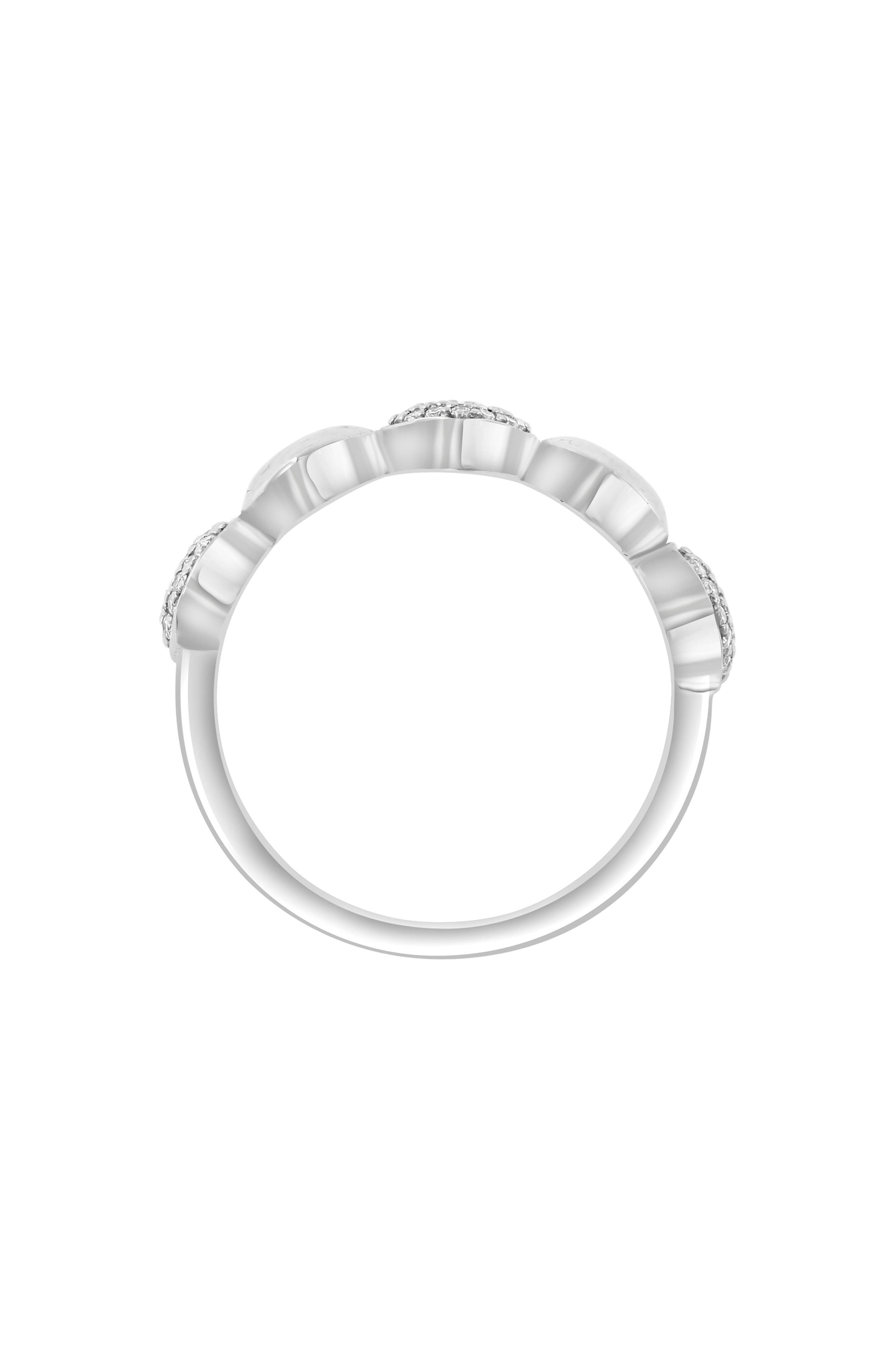 EFFY Sterling Silver Heart Ring - 0.18