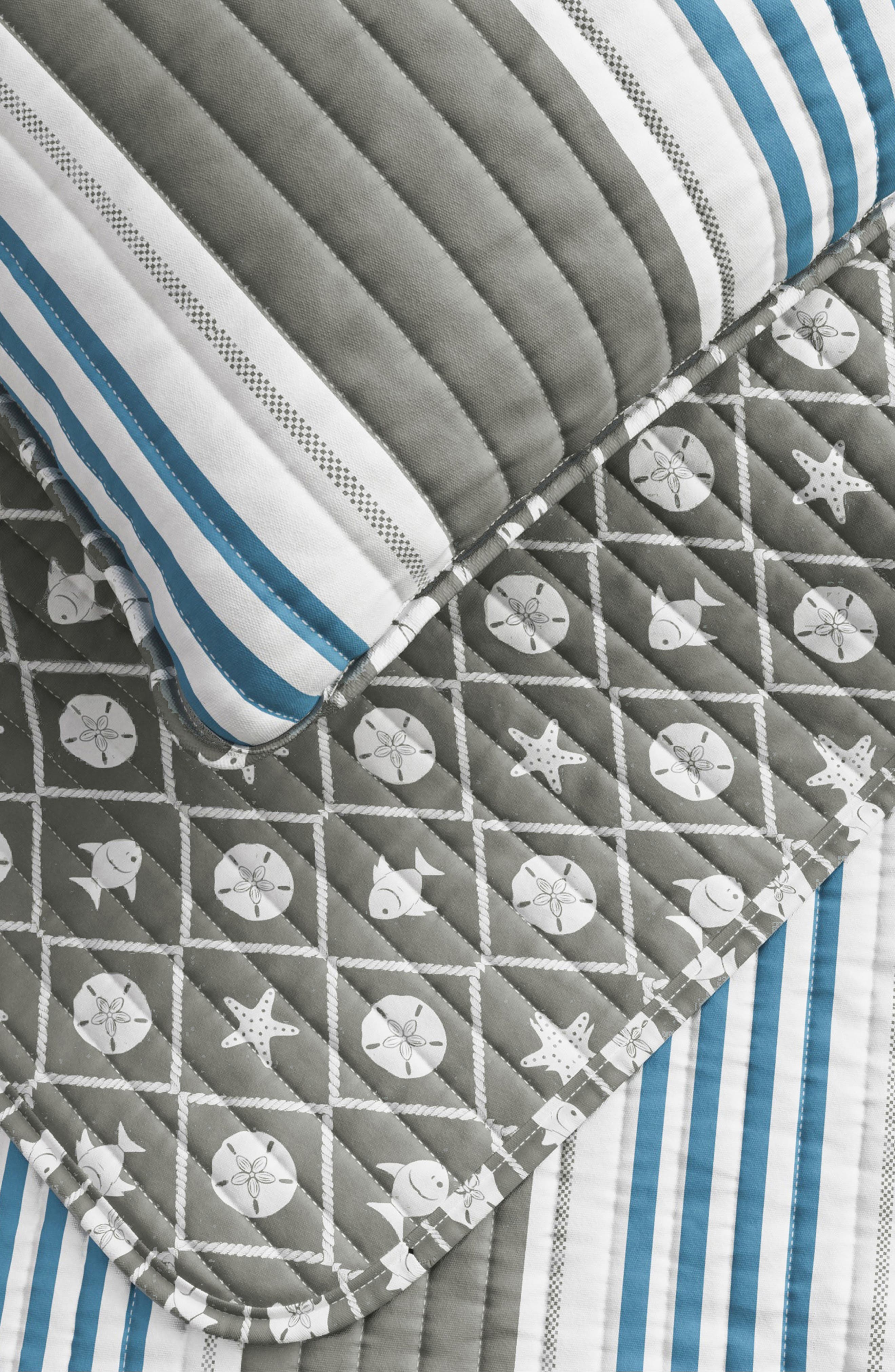 Woven & Weft Stripe Coastal Quilt & Sham Set