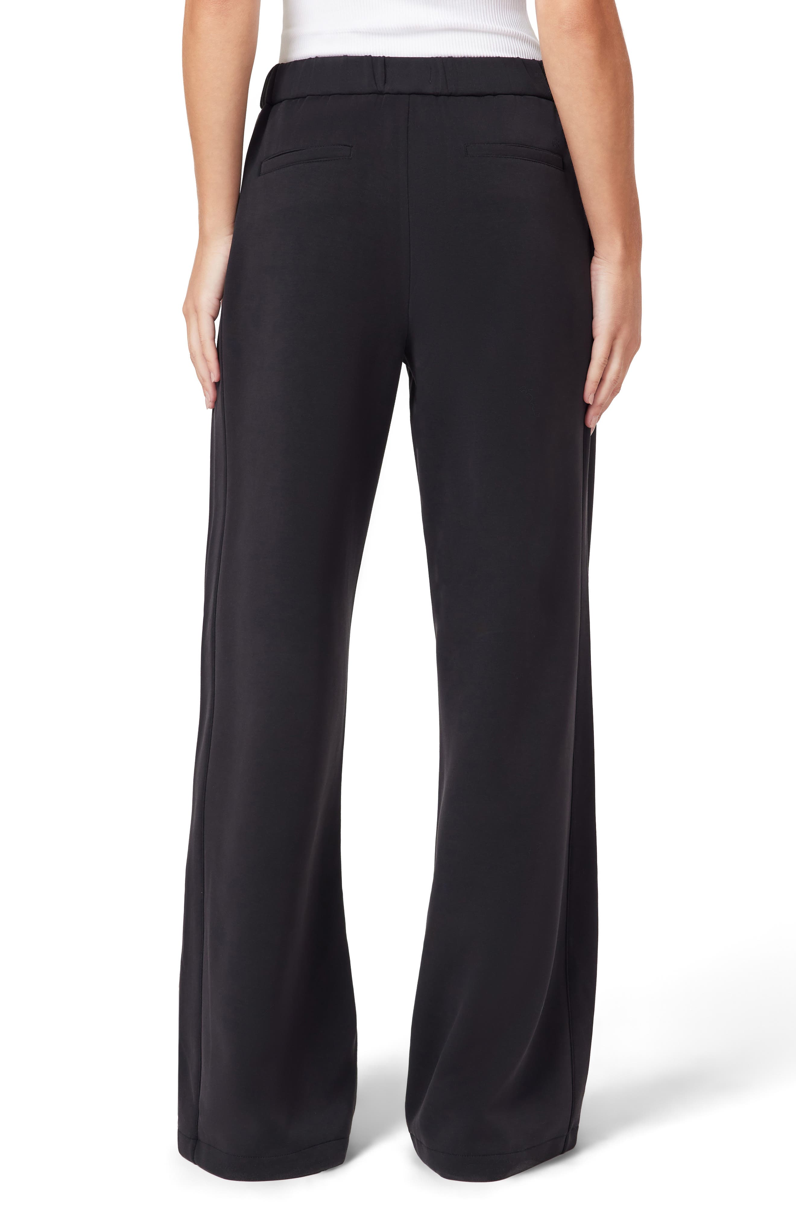 Scotch & Soda Wide Leg Zip Ankle Pants