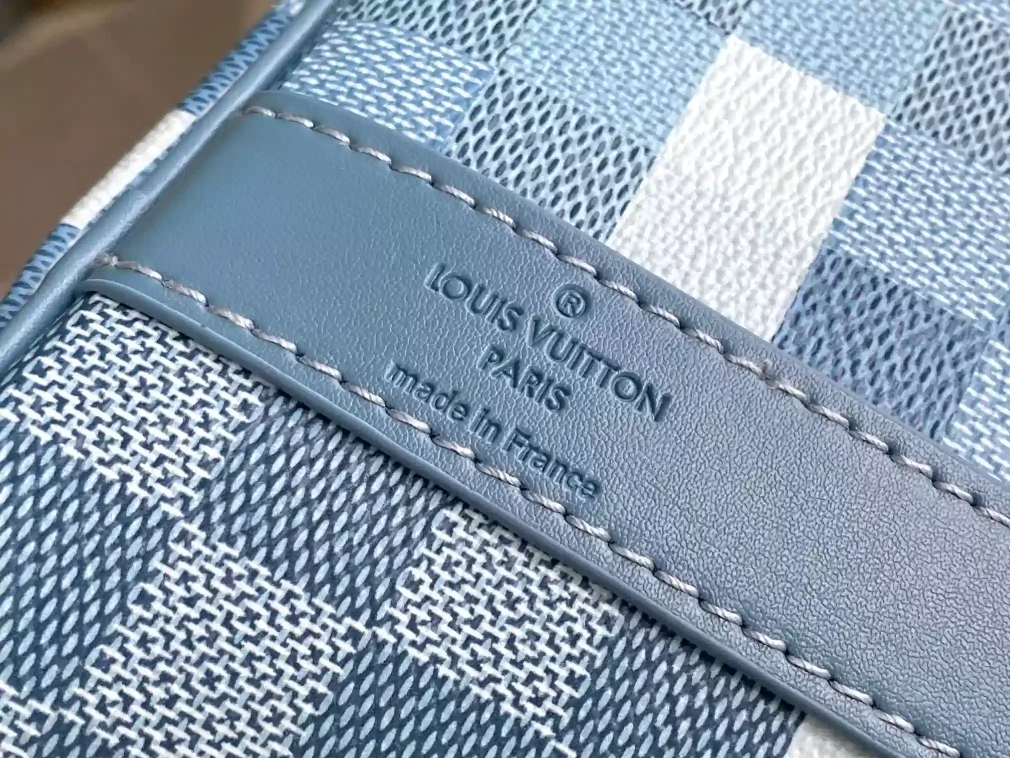 Louis Vuitton Keepall Blue Damier Canvas Tote Bag product photo from LabelPicks