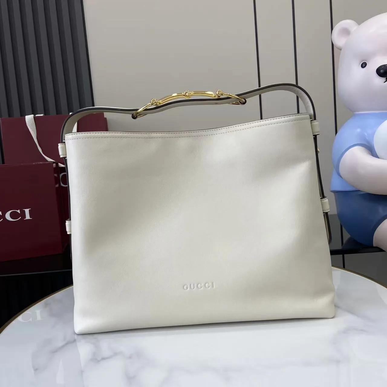 Gucci Smooth Leather Tote Bag product photo from LabelPicks