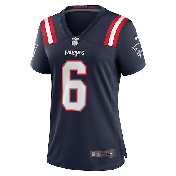 Javon Baker New England Patriots Nike Women's Team Game Jersey -  Navy
