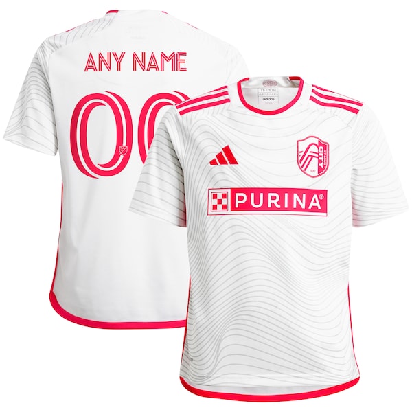 St. Louis City SC adidas Youth 2024 The Confluence Kit Replica Custom Jersey - White