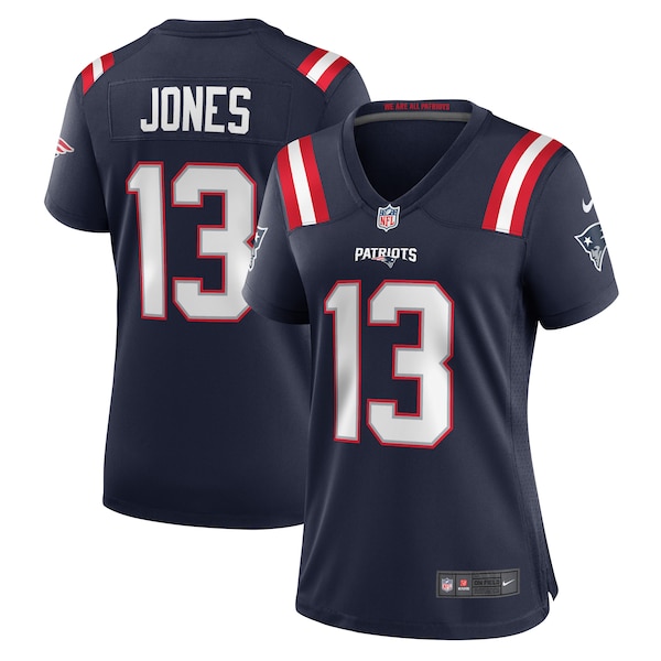 Jack Jones New England Patriots Nike Women's Game Player Jersey - Navy/White