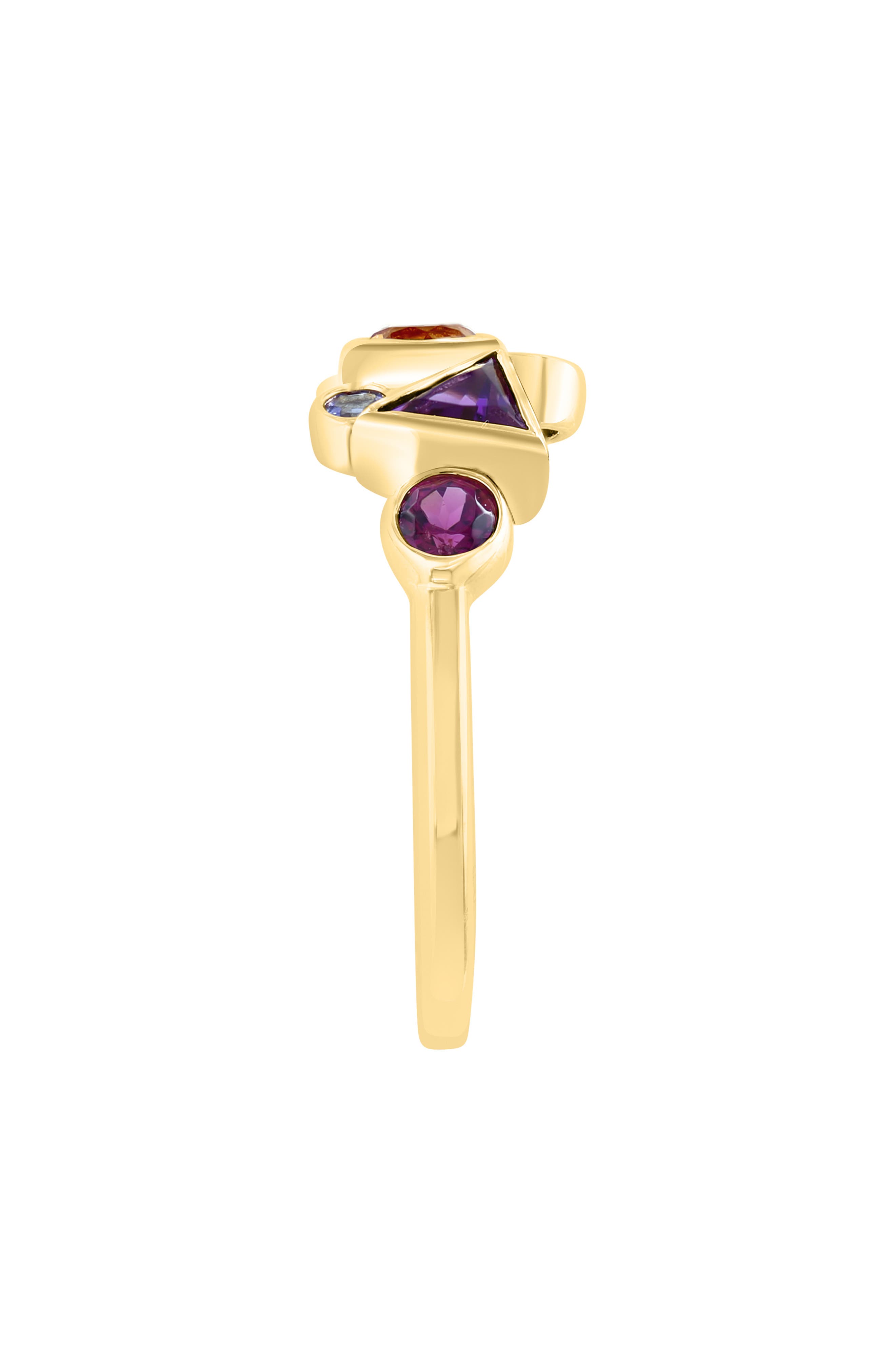 EFFY 14K Yellow Gold Multi Stone & Diamond Ring