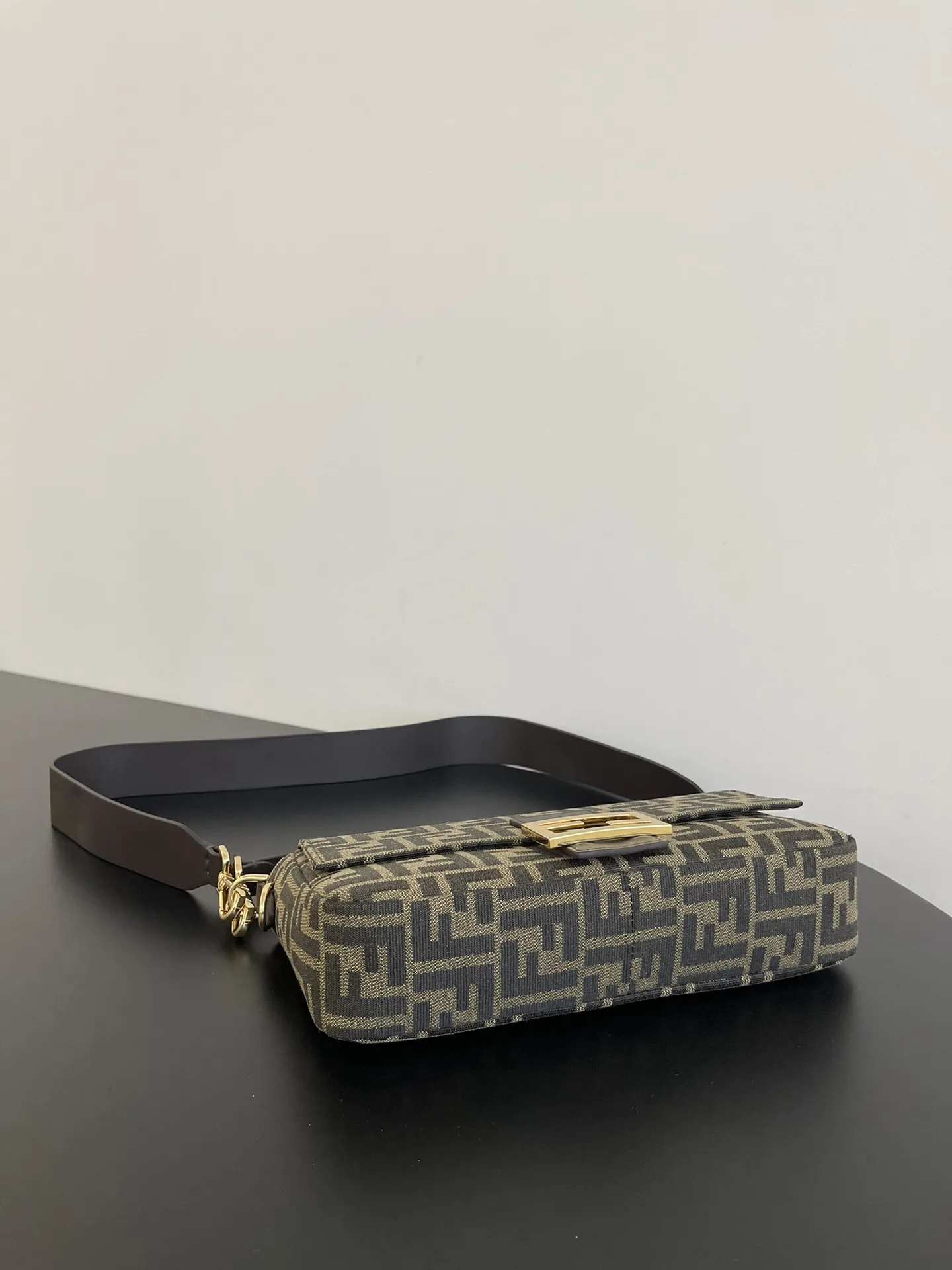 Fendi Baguette Monogram Canvas Shoulder Bag product photo from LabelPicks