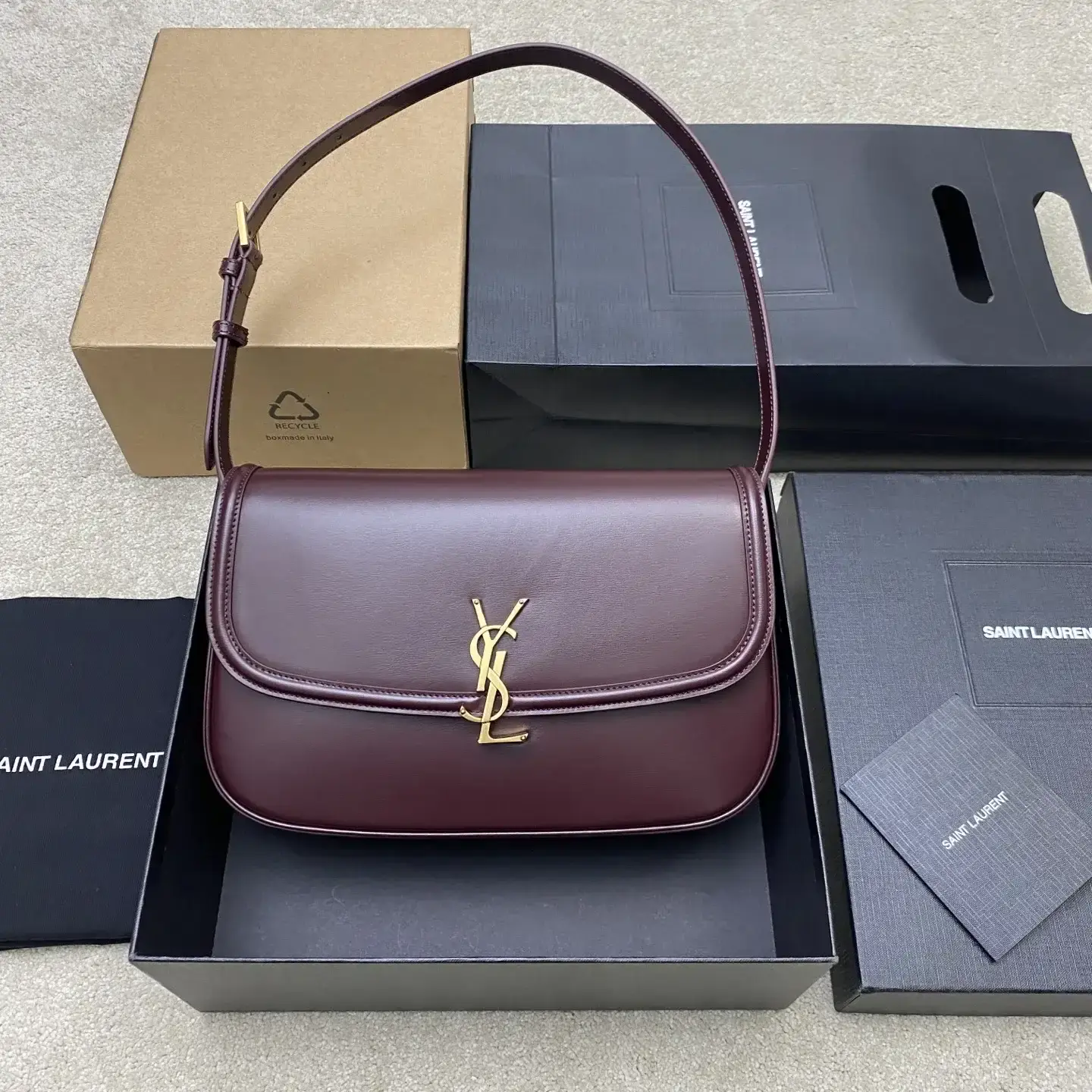 Saint Laurent Lambskin Shoulder Bag product photo from LabelPicks