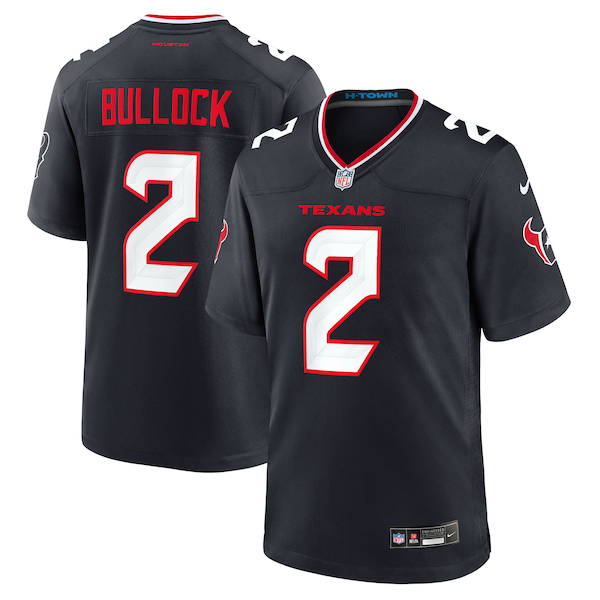 Calen Bullock Houston Texans Nike Team Game Jersey -  Navy