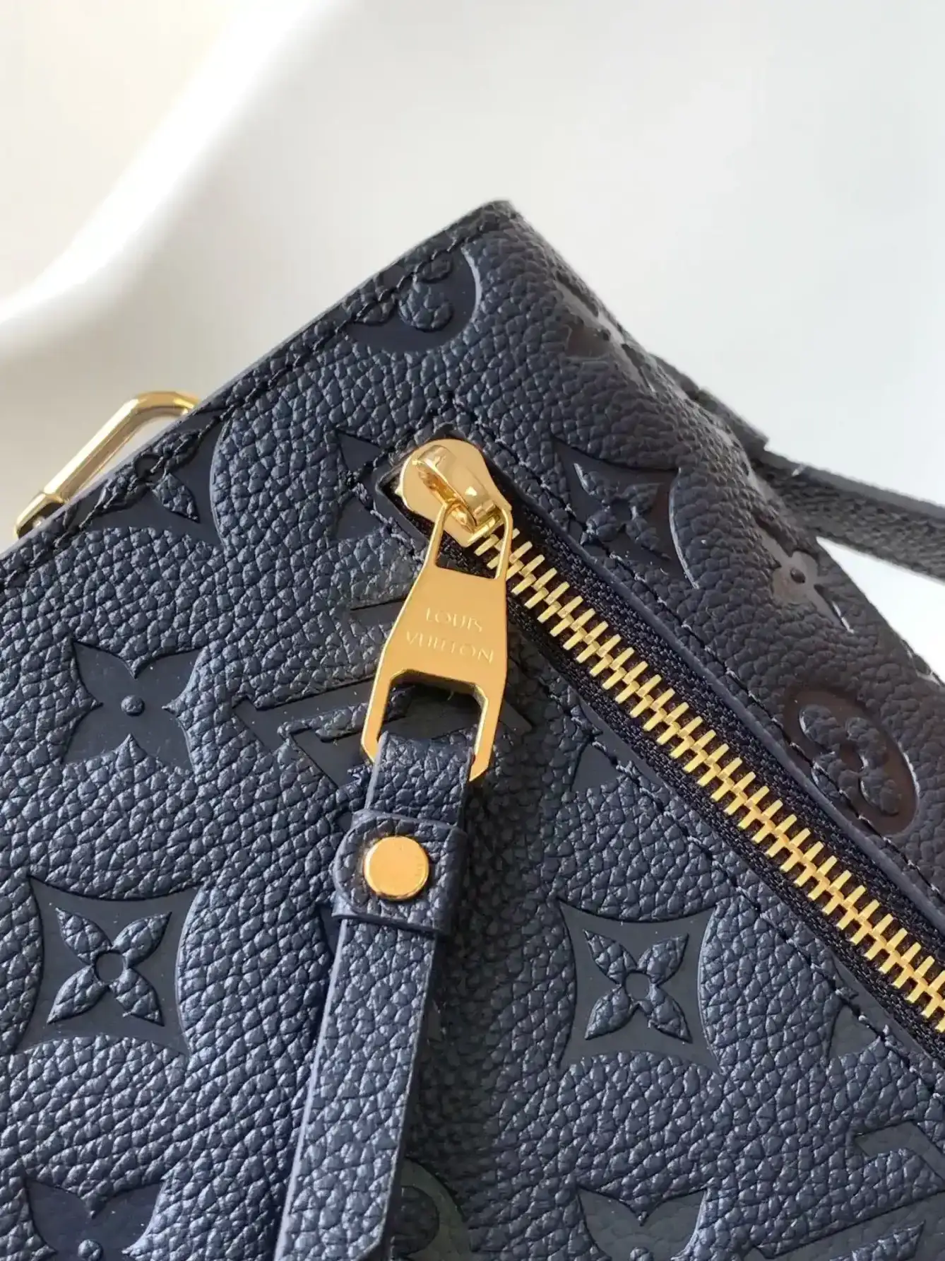 Louis Vuitton Pochette Black Grained Leather Shoulder Bag product photo from LabelPicks