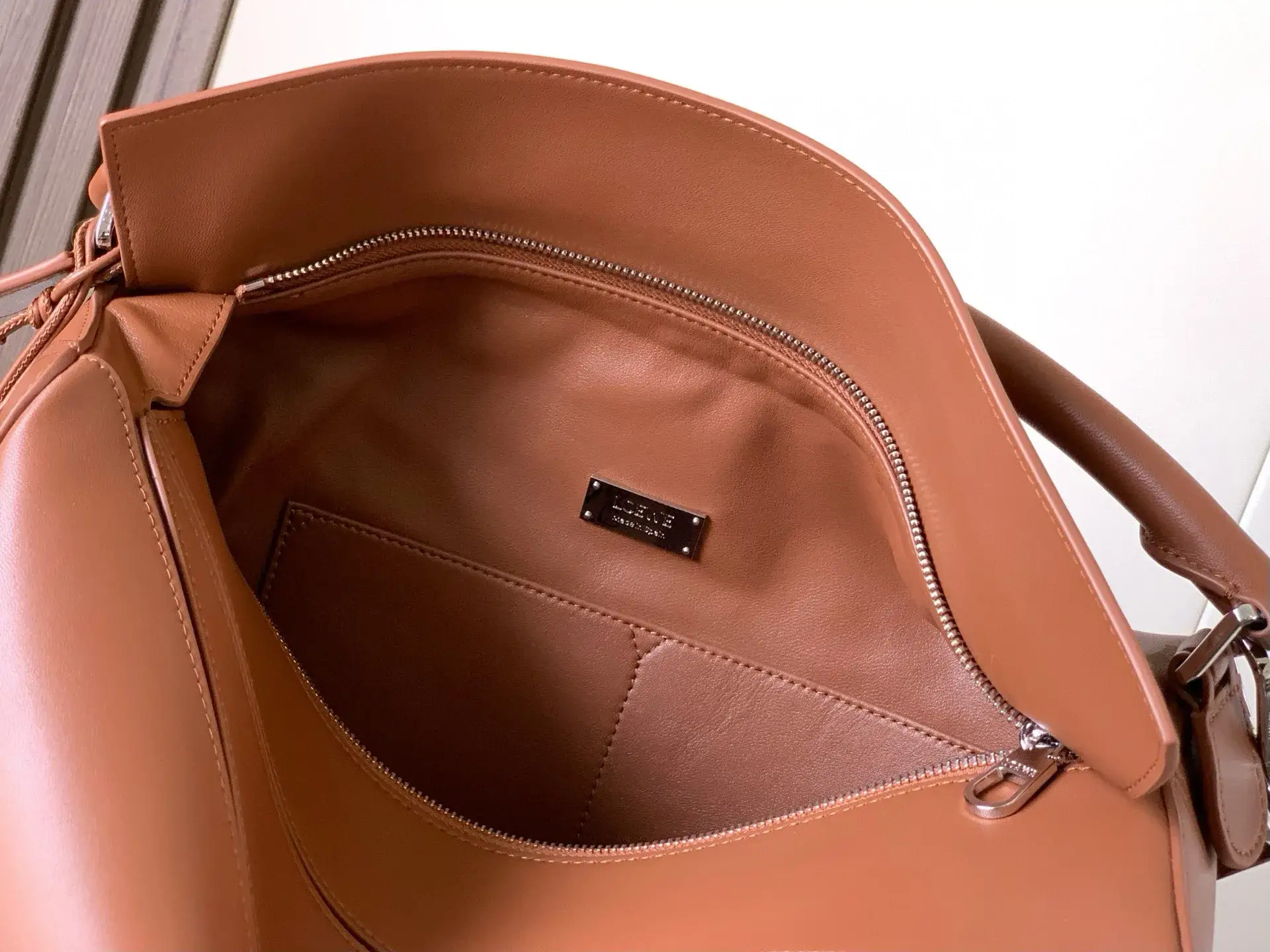Loewe Puzzle Brown Lambskin Crossbody Bag product photo from LabelPicks