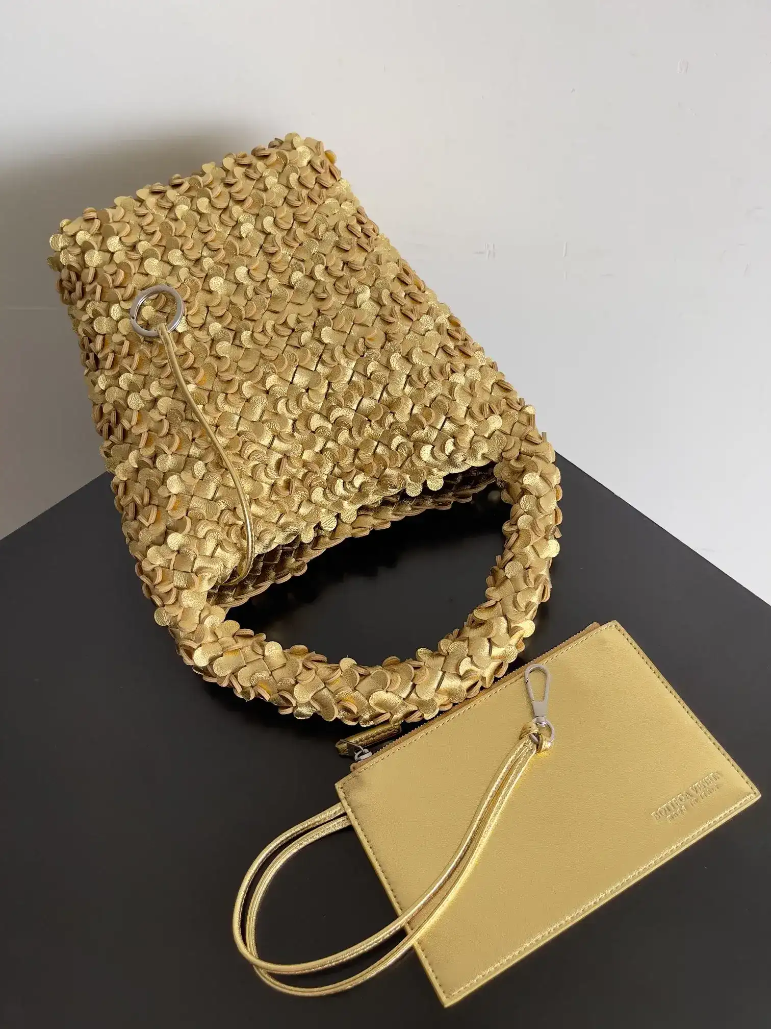 Bottega Veneta Cabat Intrecciato Woven Leather Bucket Bag product photo from LabelPicks