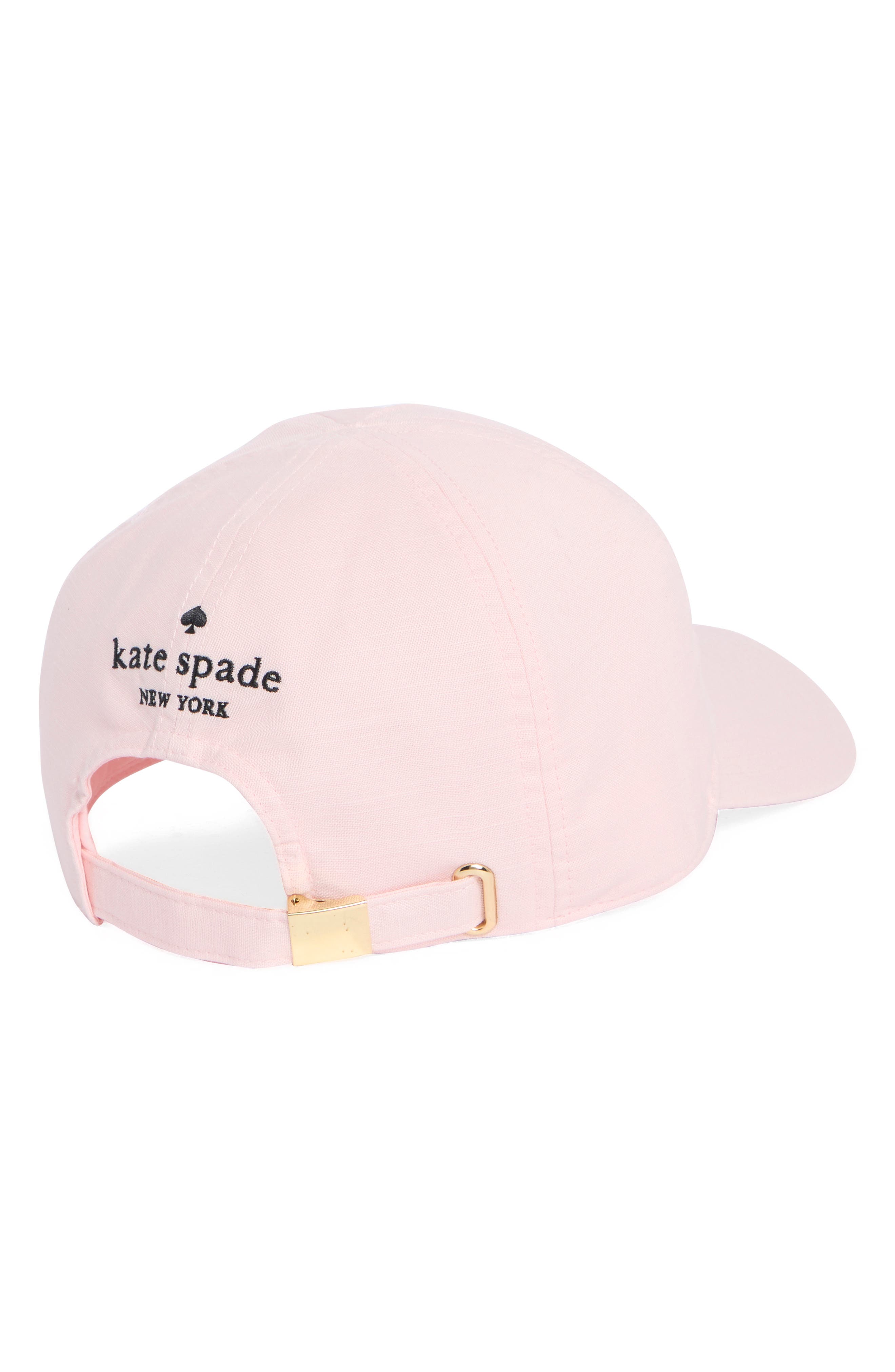 Kate Spade New York spade cotton & linen baseball cap