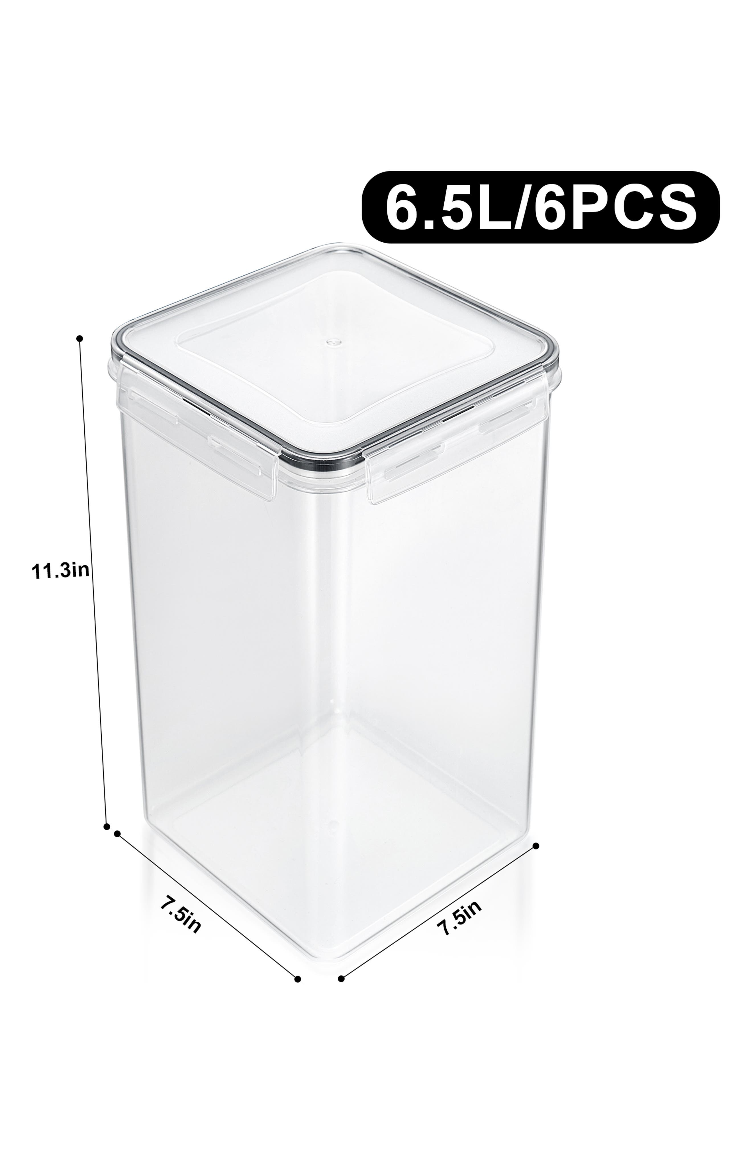 SORBUS 6-Pack Airtight Food Storage Containers