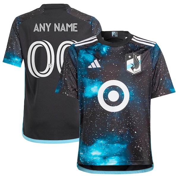 Minnesota United FC adidas Youth 2024 Starry Night Replica Custom Jersey - Black