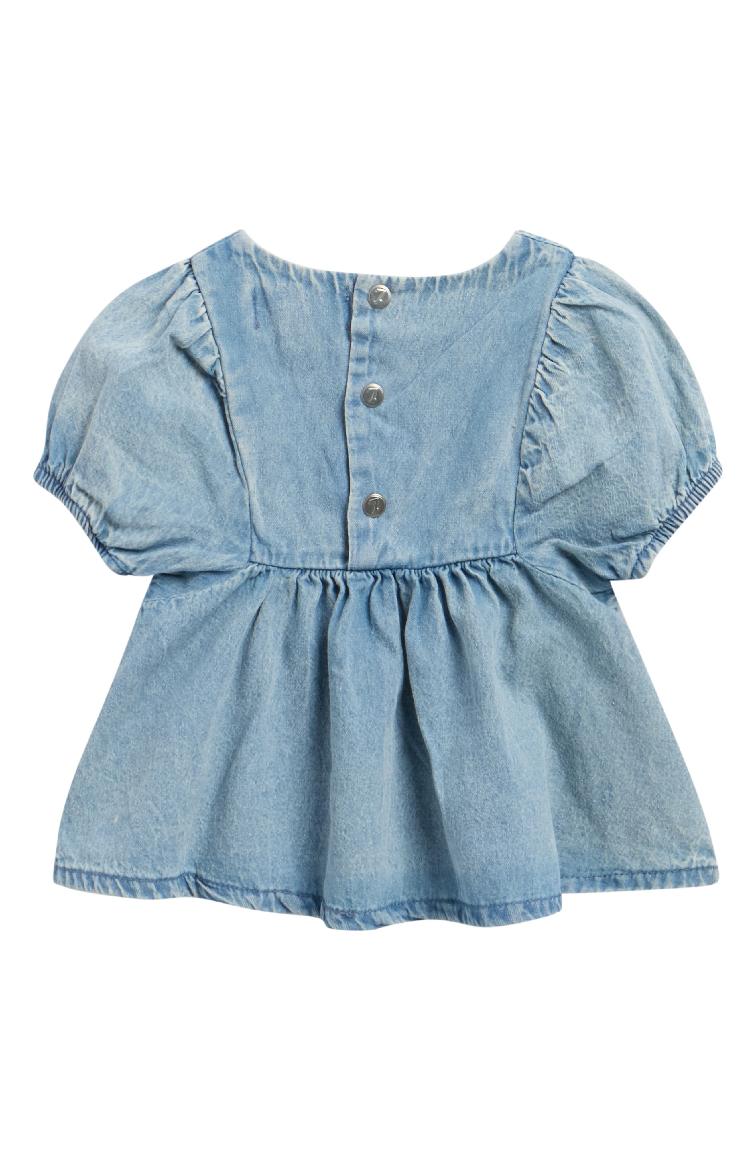 7 For All Mankind Bubble Sleeve Top & Bloomers