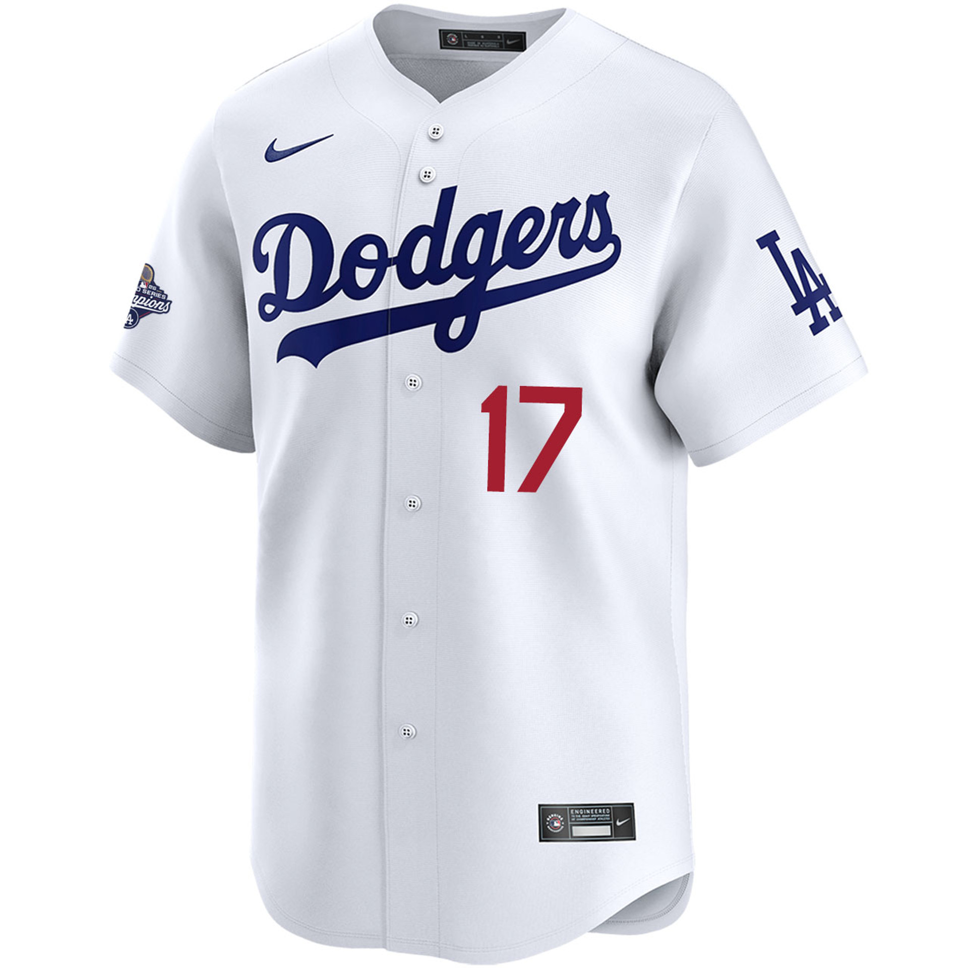 Shohei Ohtani Los Angeles Dodgers Nike 2025  World Series Champions Limited Jersey - White