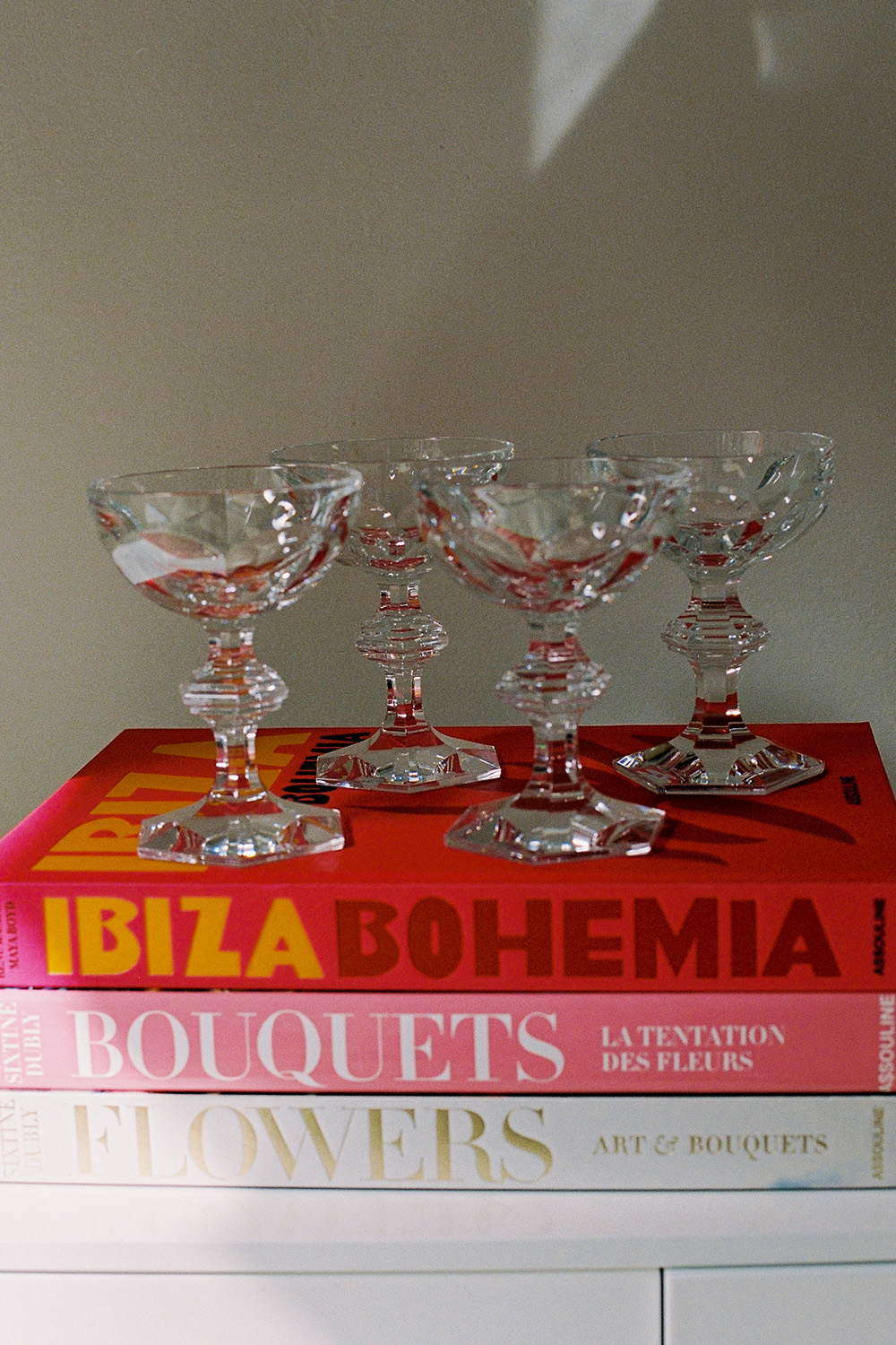 BACCARAT HOME סט שתי כוסות קוקטייל מקריסטל שקוף