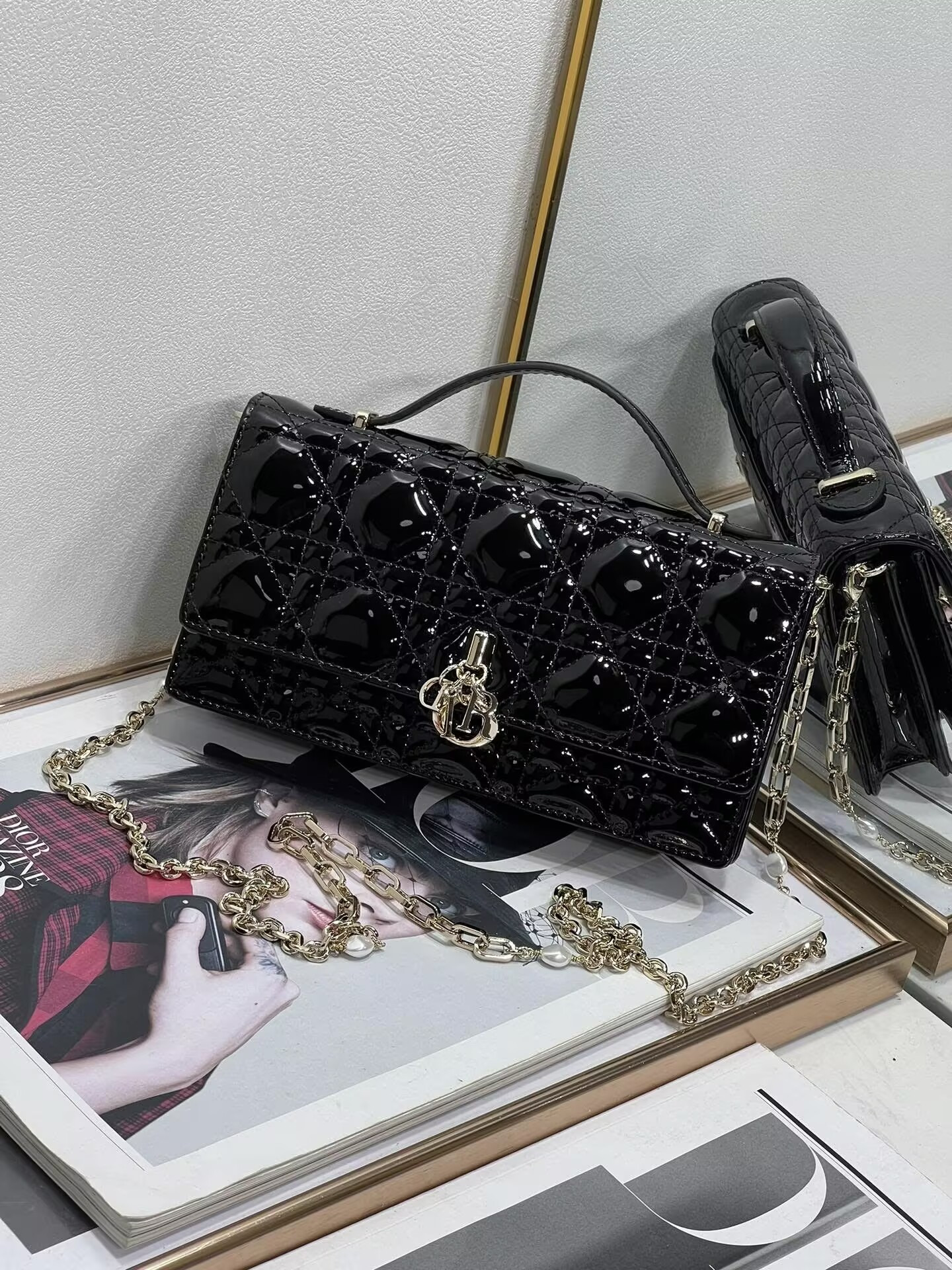 miss D*or mini handbag 21×11.5×4.5cm