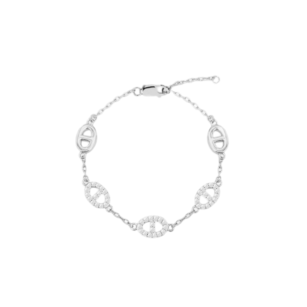 Full-diamond bracelet