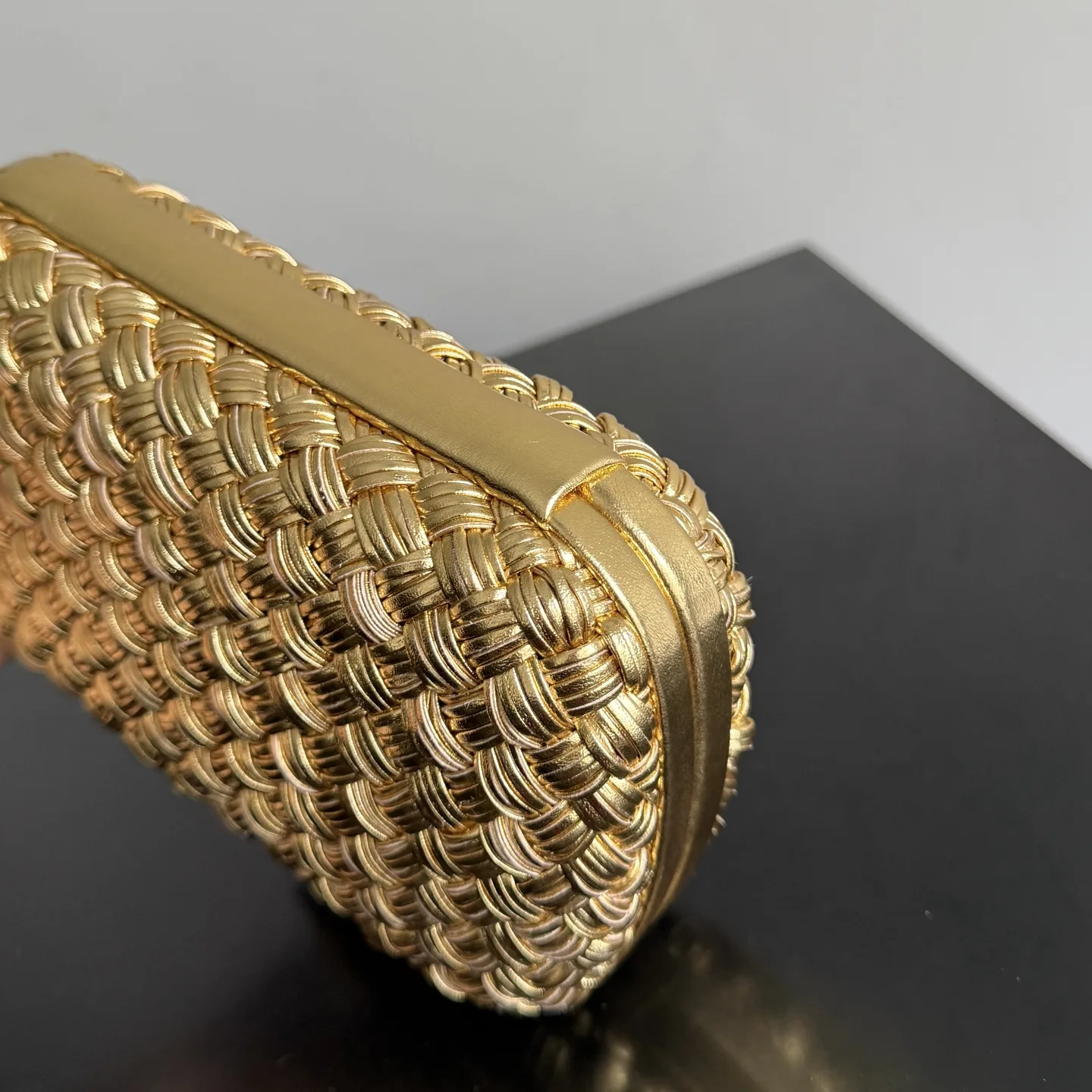 Bottega Veneta Intrecciato Woven Leather Knot Clutch product photo from LabelPicks
