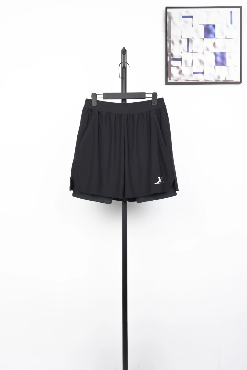 Louis Vuitton Black Ice Silk Casual Shorts product photo from LabelPicks