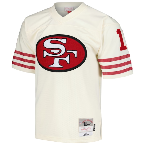 Joe Montana San Francisco 49ers Chainstitch Legacy Jersey - Cream