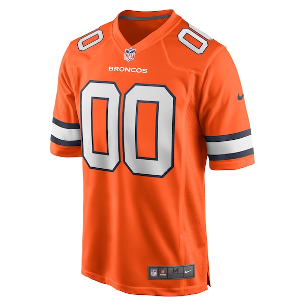 Denver Broncos Nike Alternate Custom Game Jersey - Orange