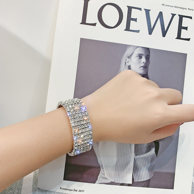 Cool style fashion bracelet European and American diamond versatile temperament BRACELET WOMEN simple personality fashion bracelet Jewelry