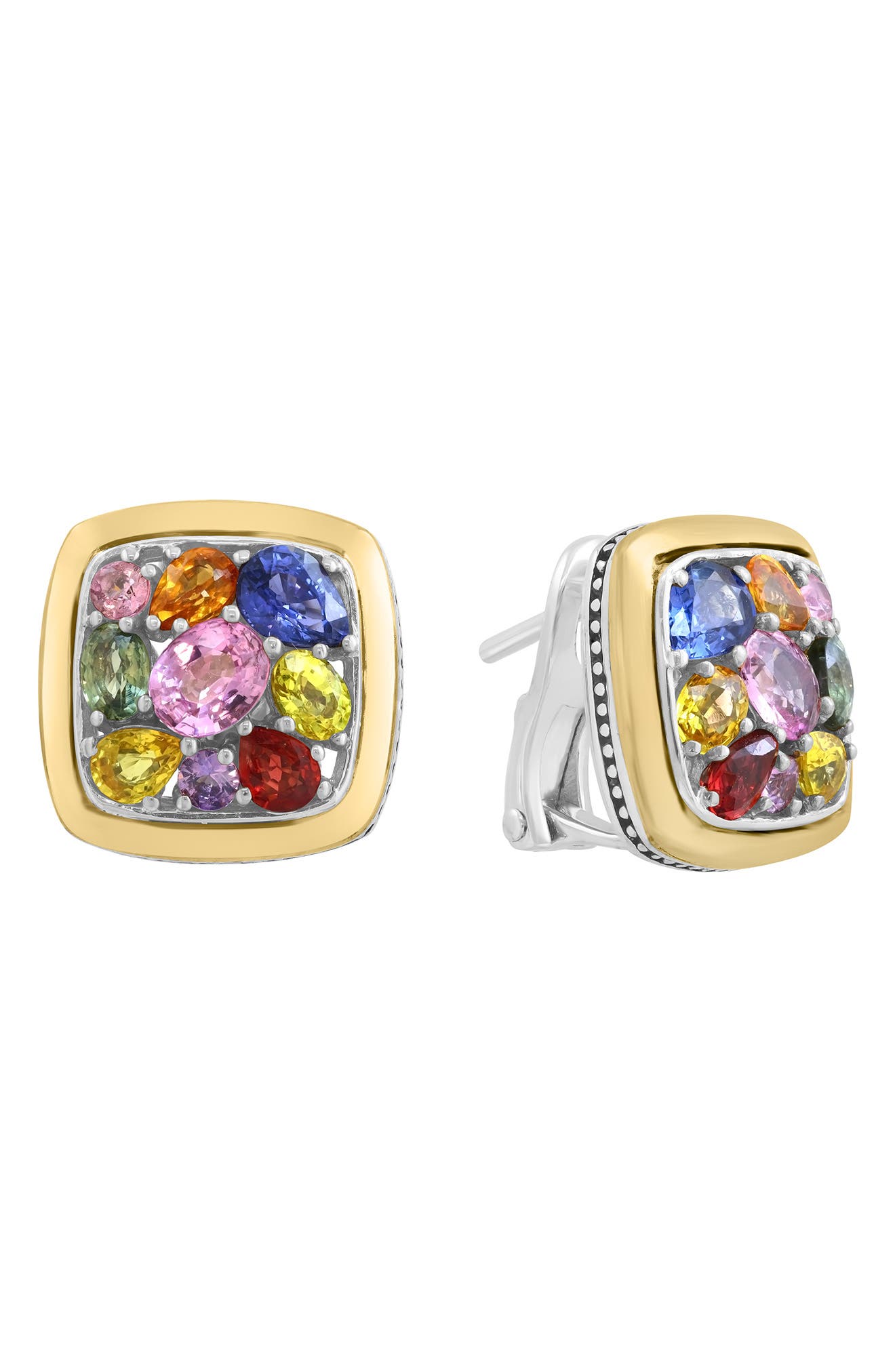 EFFY Mixed Sapphire Cluster Ring