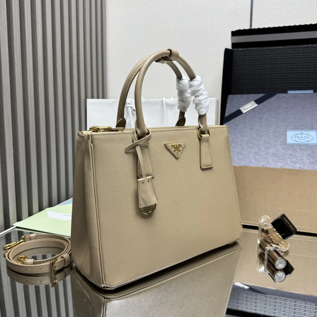 Prada Grained Leather Top Handle Bag product photo from LabelPicks
