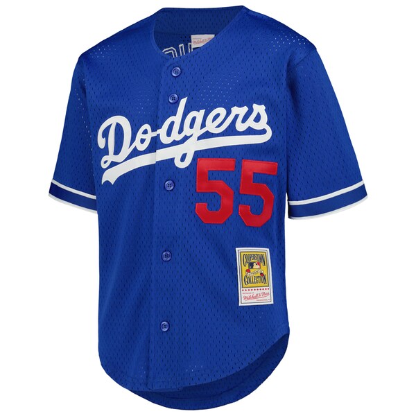 Orel Hershiser Los Angeles Dodgers Youth Cooperstown Collection Mesh Batting Practice Jersey - Royal