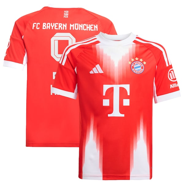 Harry Kane Bayern Munich adidas Youth 2025/26 Home Replica Jersey - Red