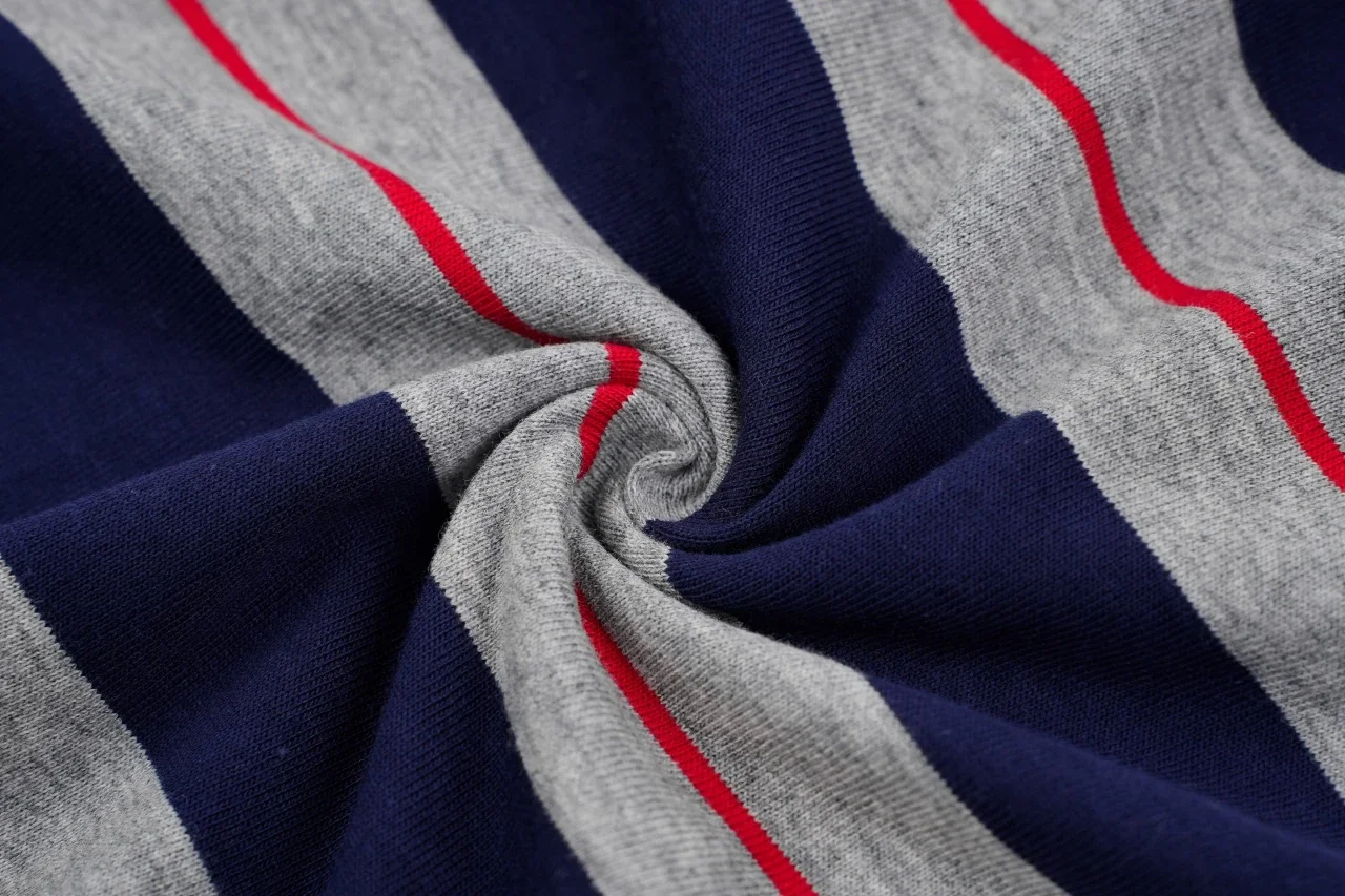 Miu Miu Navy Pink Stripe Crewneck Long Sleeve T-Shirt product photo from LabelPicks