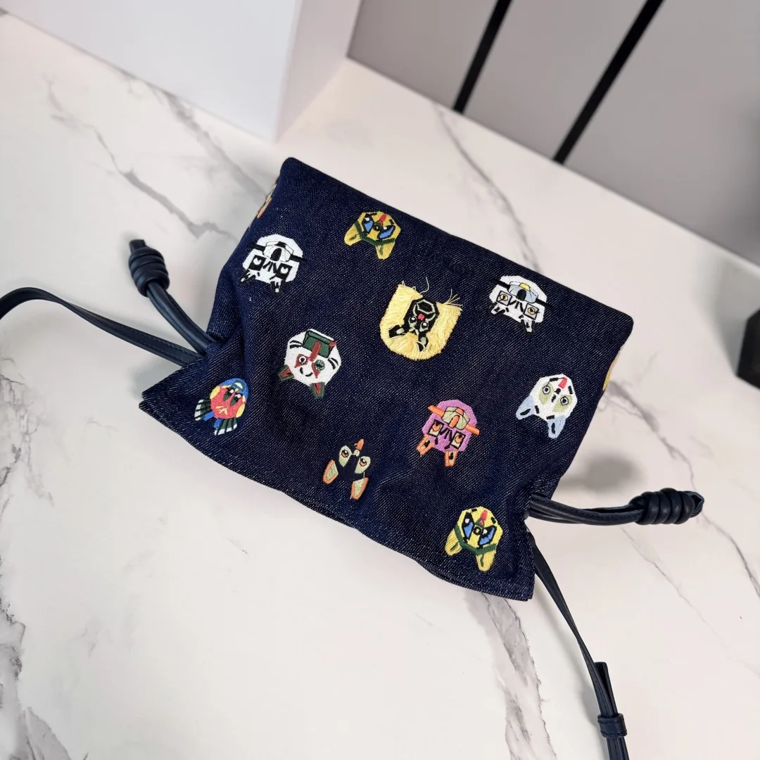 Loewe Flamenco Suede Leather Bucket Bag product photo from LabelPicks