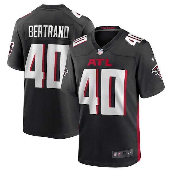 JD Bertrand Atlanta Falcons Nike Team Game Jersey -  Black