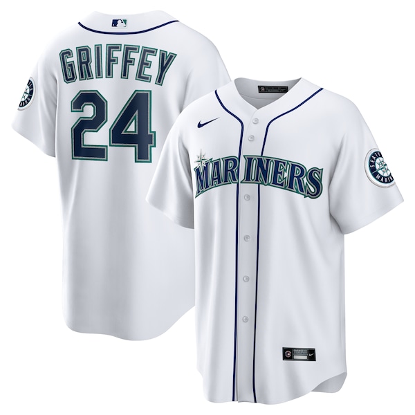 Ken Griffey Jr. Seattle Mariners Nike Home Replica Jersey - White