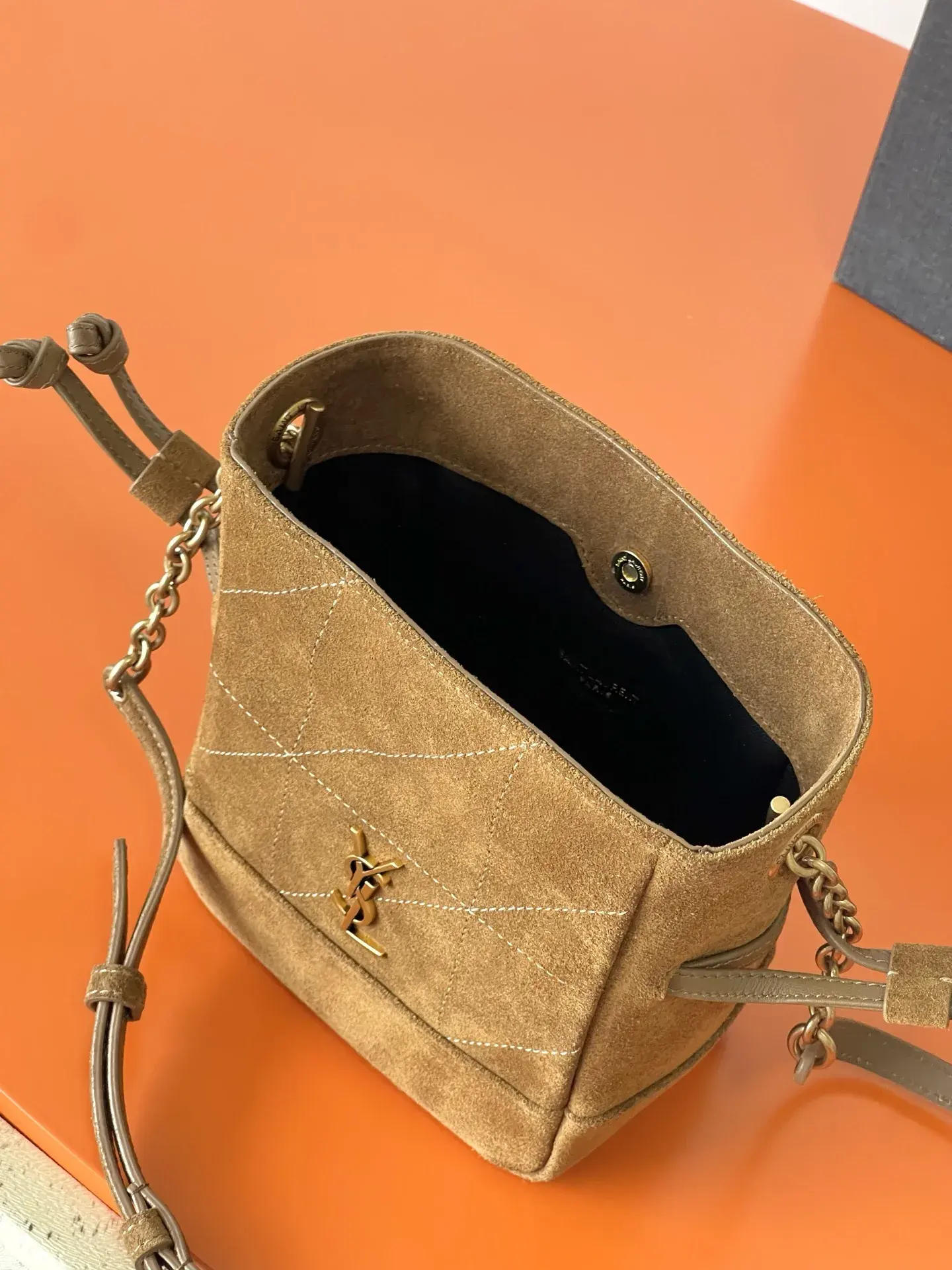 Saint Laurent Lambskin Jamie Bucket Bag product photo from LabelPicks