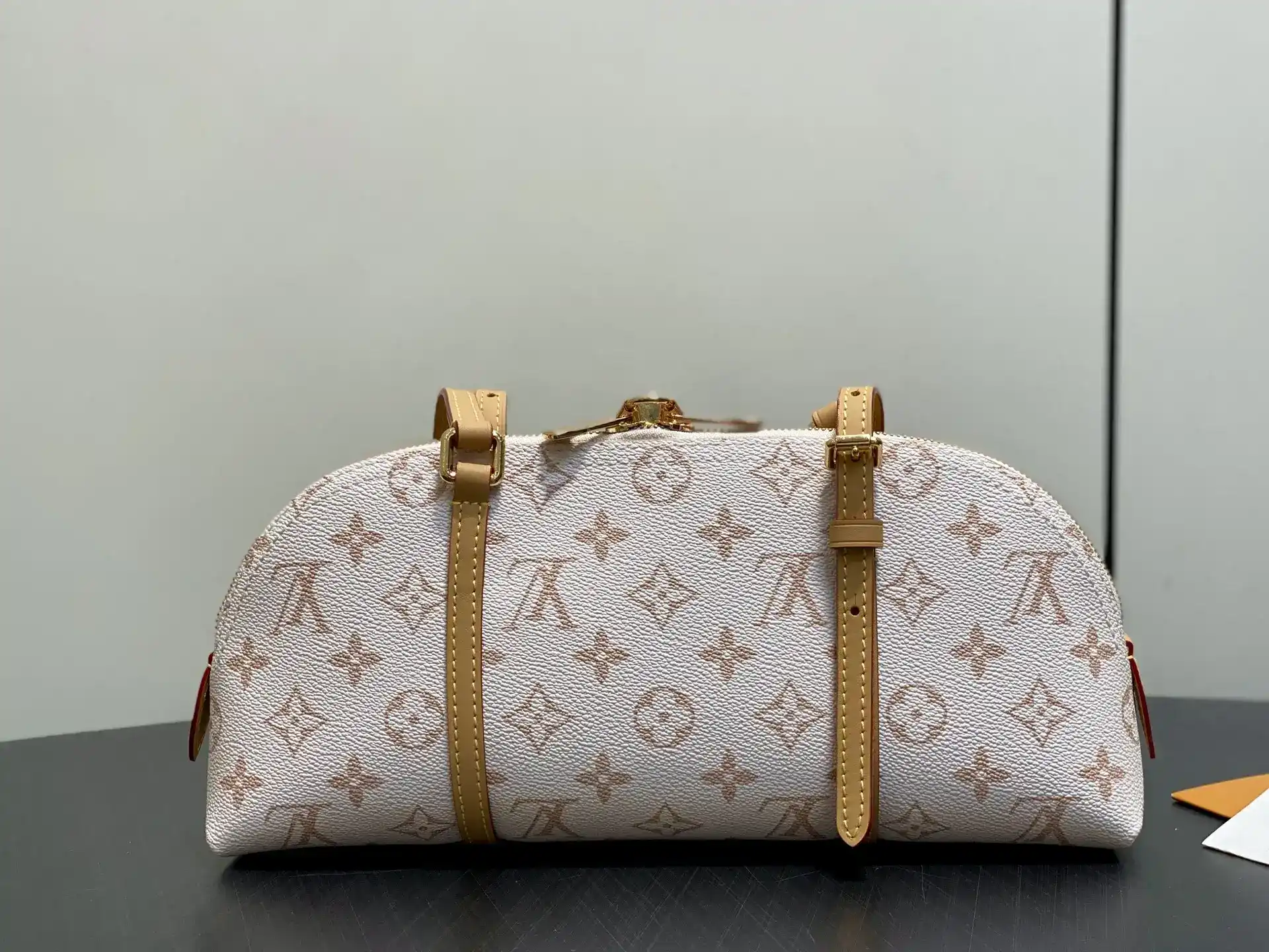 Louis Vuitton Alma Red Canvas and Leather Shoulder Bag product photo from LabelPicks