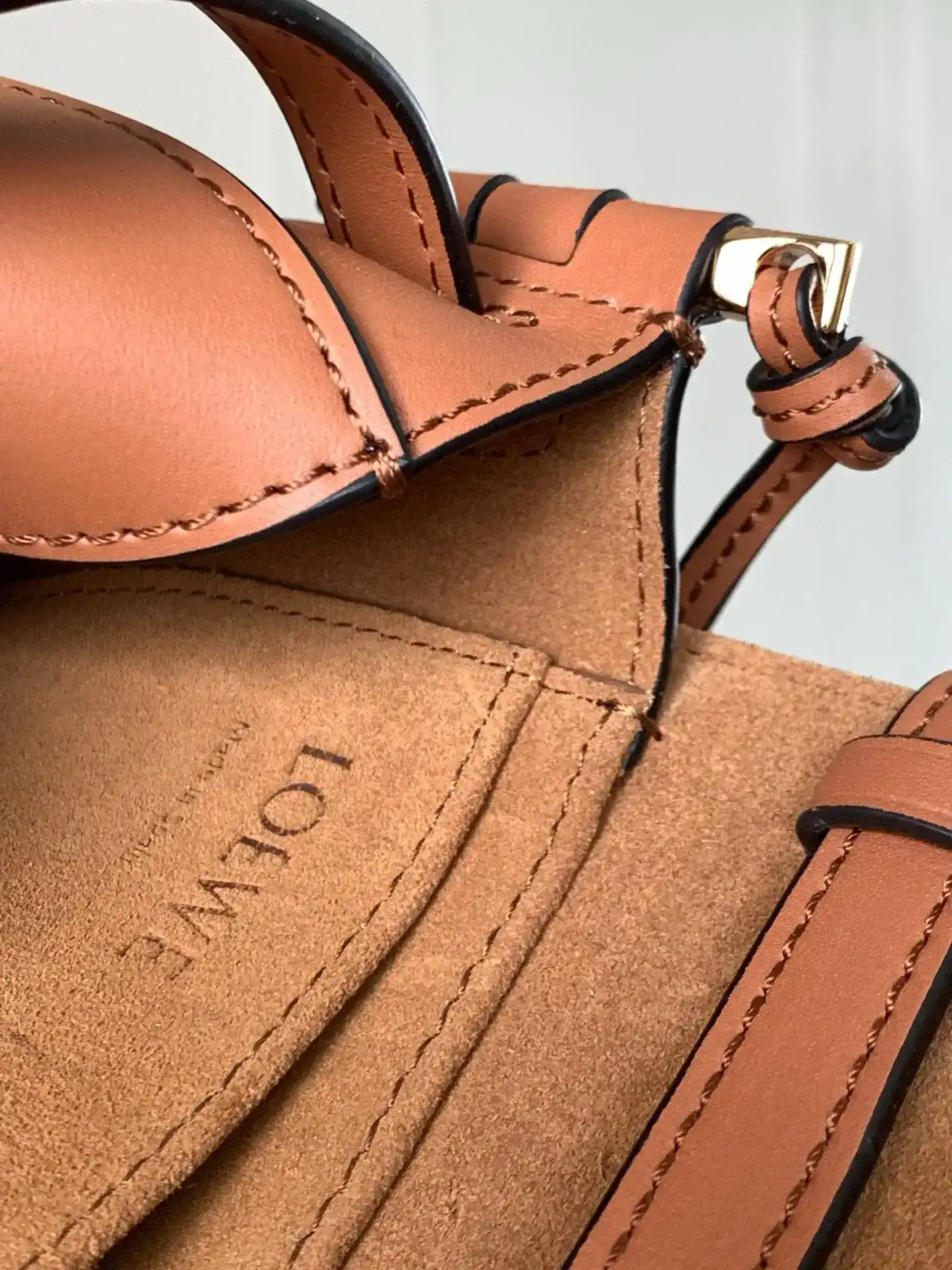 Loewe Brown Calfskin Shoulder Bag product photo from LabelPicks