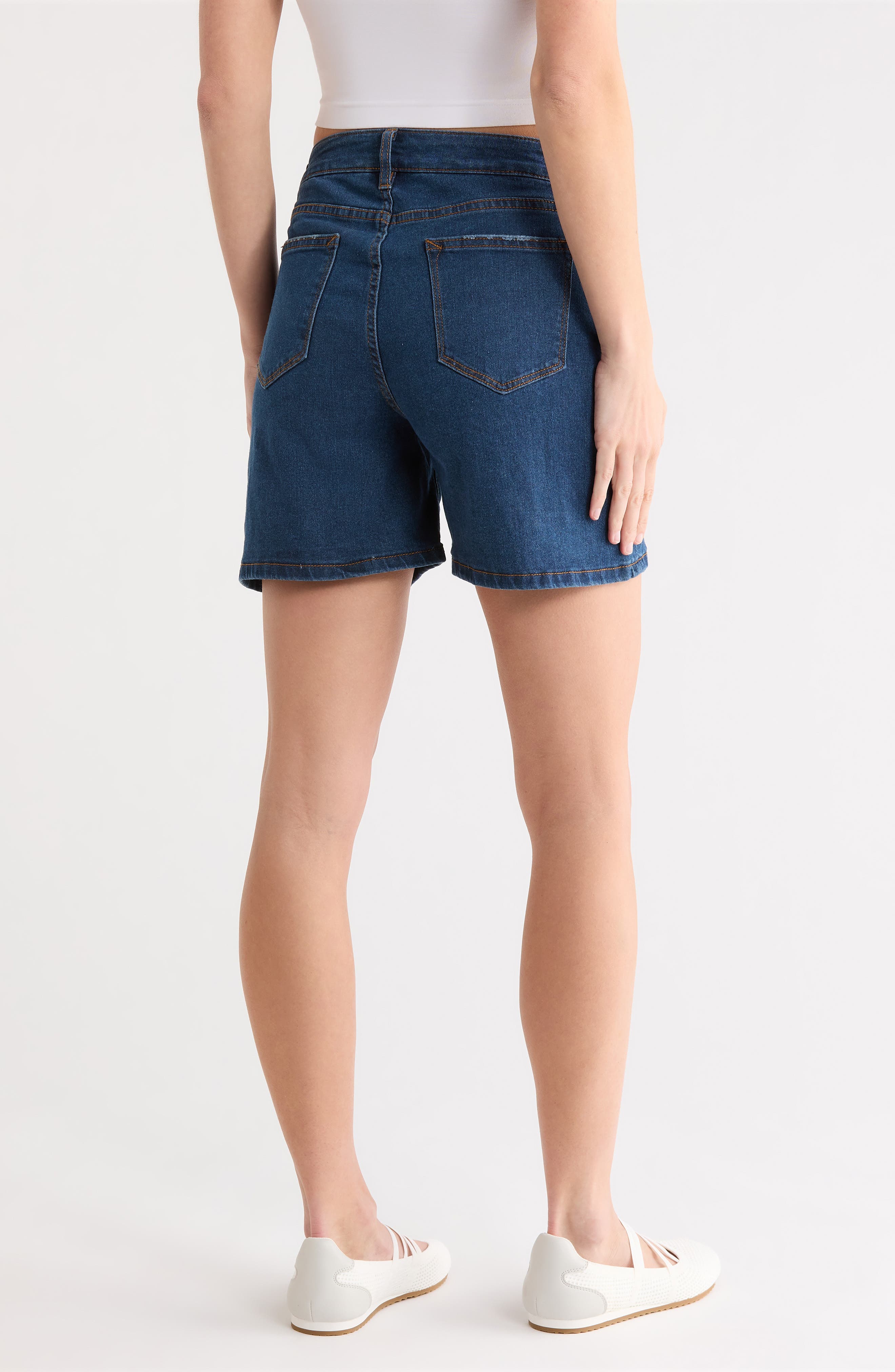 Vigoss Clean Hem Denim Shorts