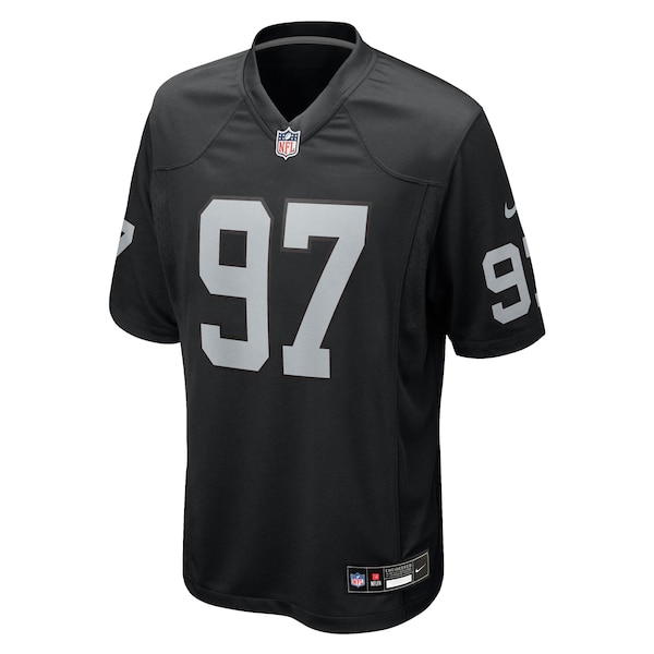 Tonka Hemingway Las Vegas Raiders Nike Team Game Jersey -  Black