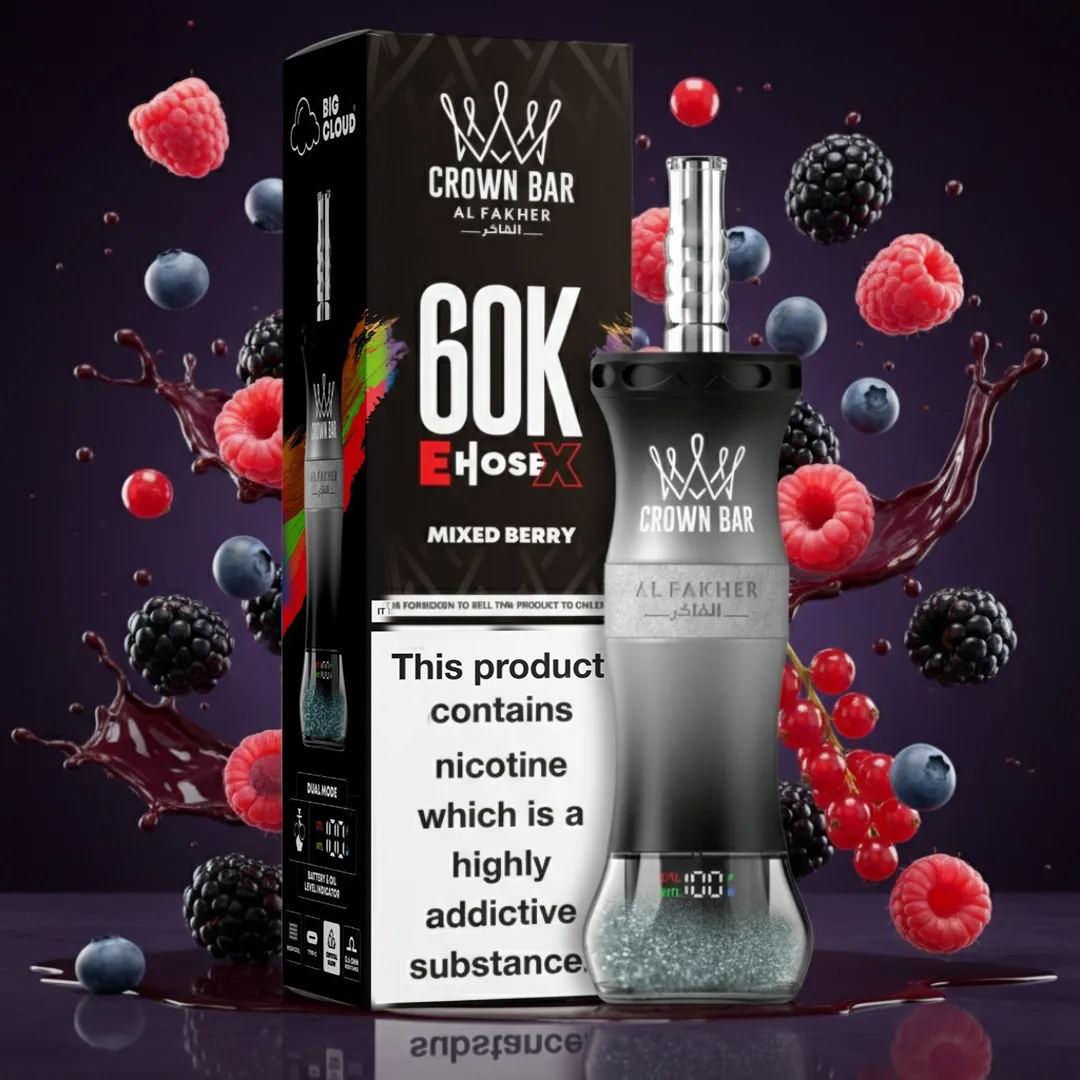 Al Fakher Crown Bar E Hose X 60K Disposable Vape (5%, 60000 Puffs)