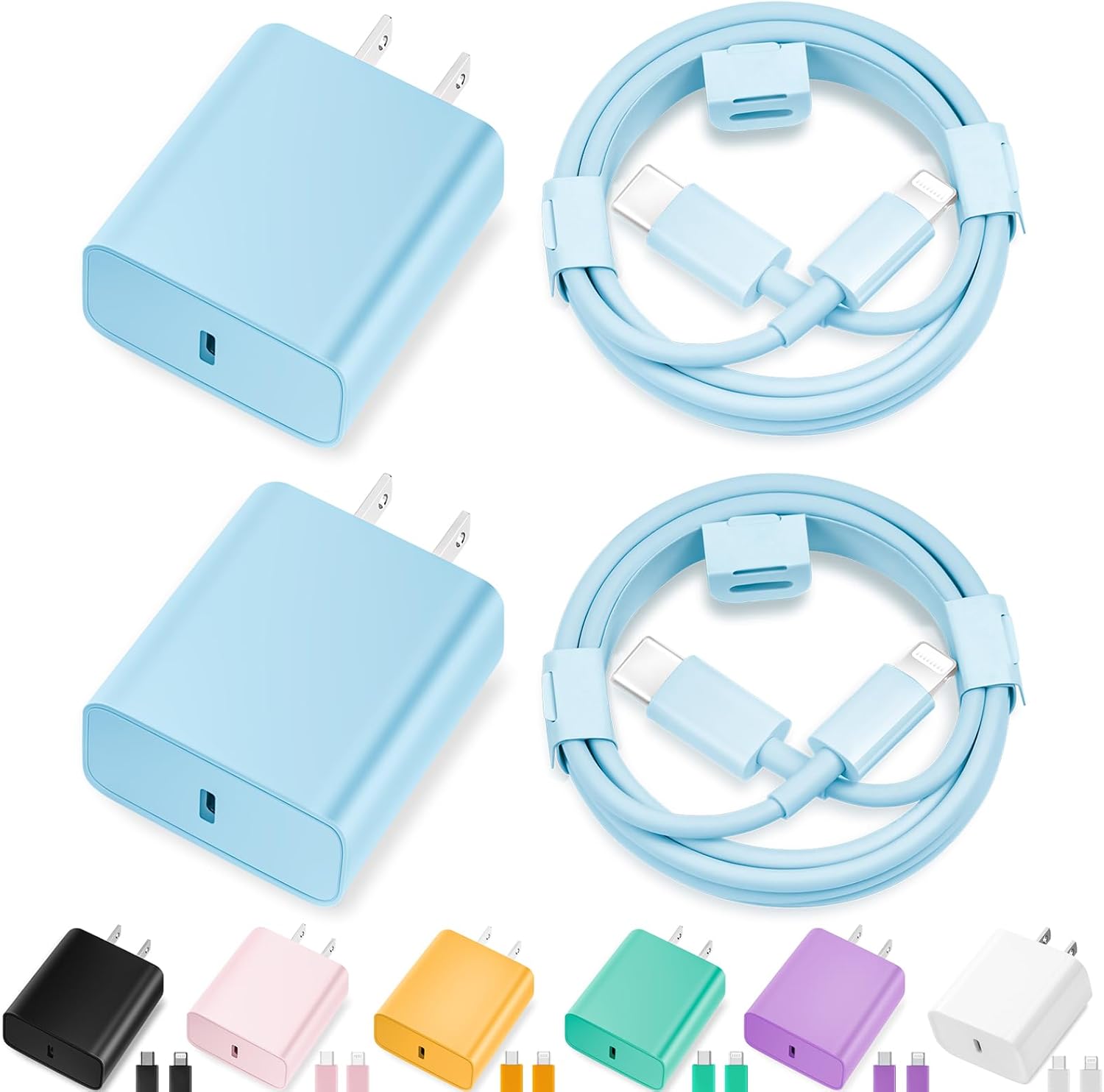 iPhone 14 13 12 11 Fast Charging Charger,USB C Charger with 10FT/6FT Cable