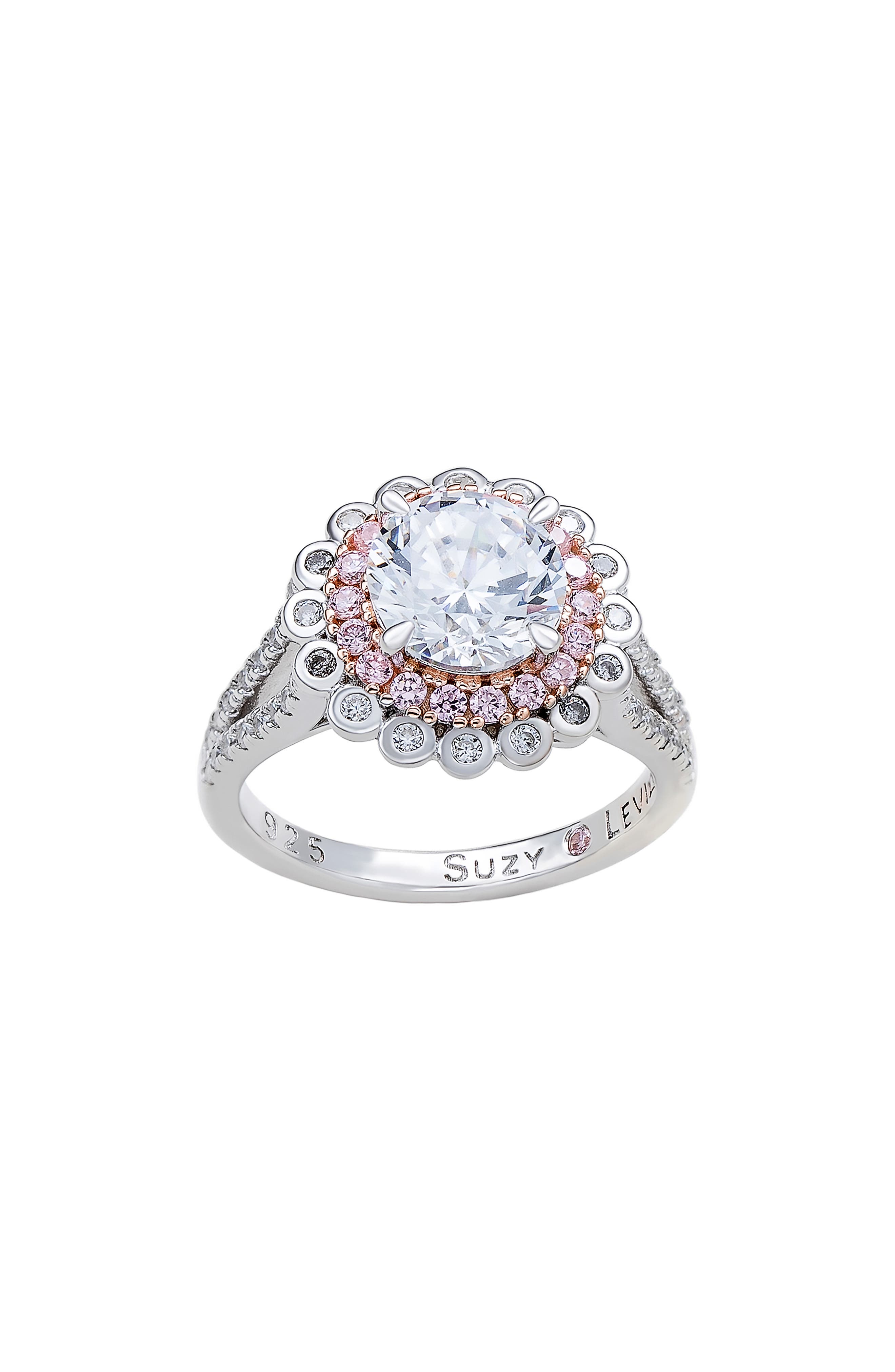 SUZY LEVIAN Cubic Zirconia Engagement Ring