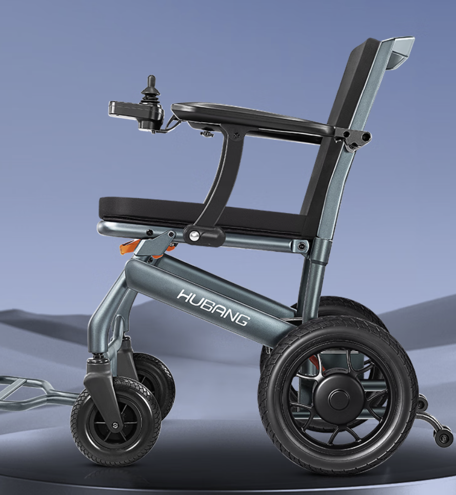 HB Electric Lightweight Wheelchair for Elderly Foldable Carbon Fiber 10KG Wheel Chair - GreshamTech
