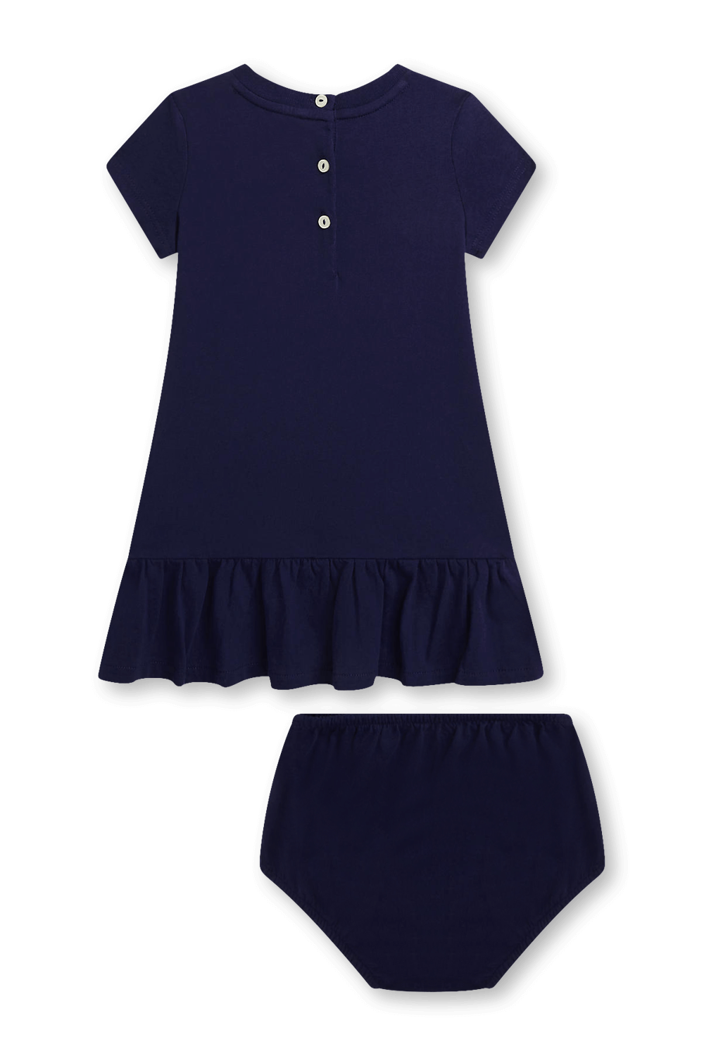 POLO RALPH LAUREN KIDS שמלה עם כיסוי תחתון לחיתול - גילאי 3-24 חודשים