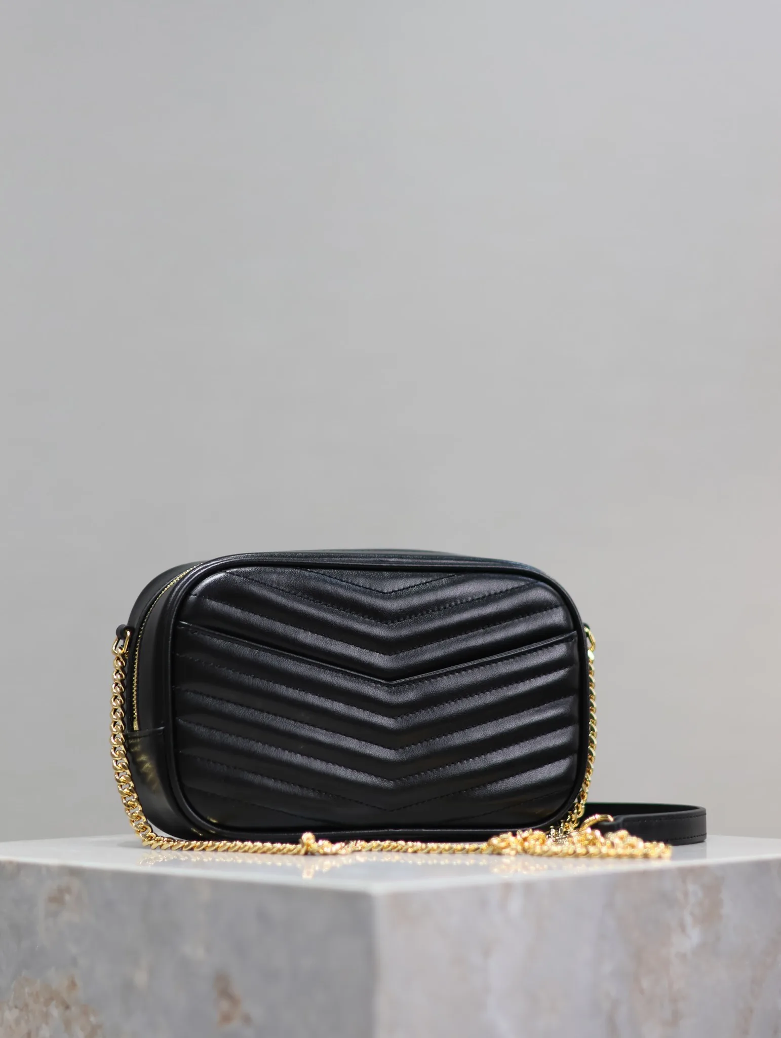Saint Laurent Black Calfskin Crossbody Bag product photo from LabelPicks