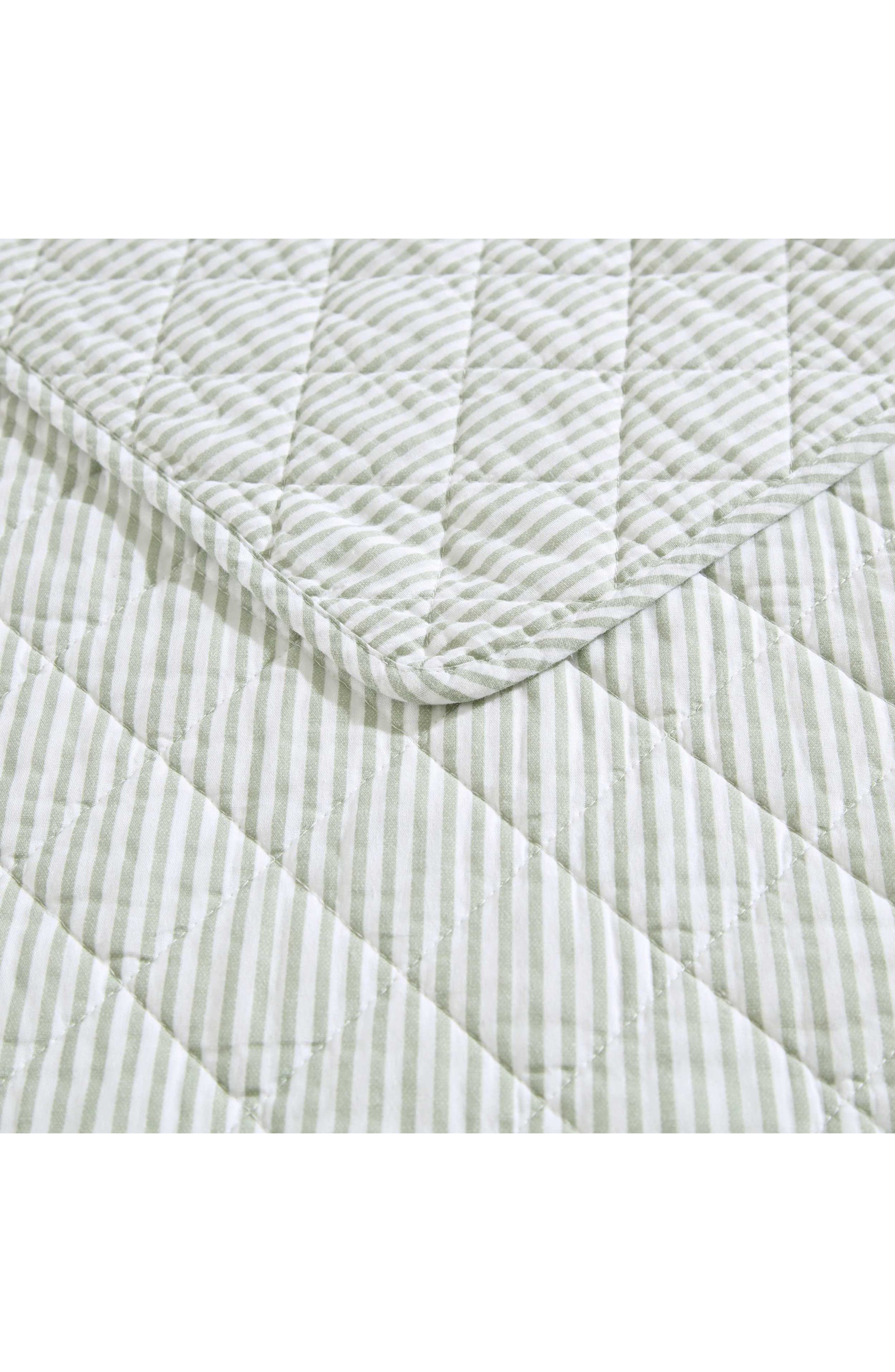 Laura Ashley Oxford Quilt & Sham 3-Piece Set