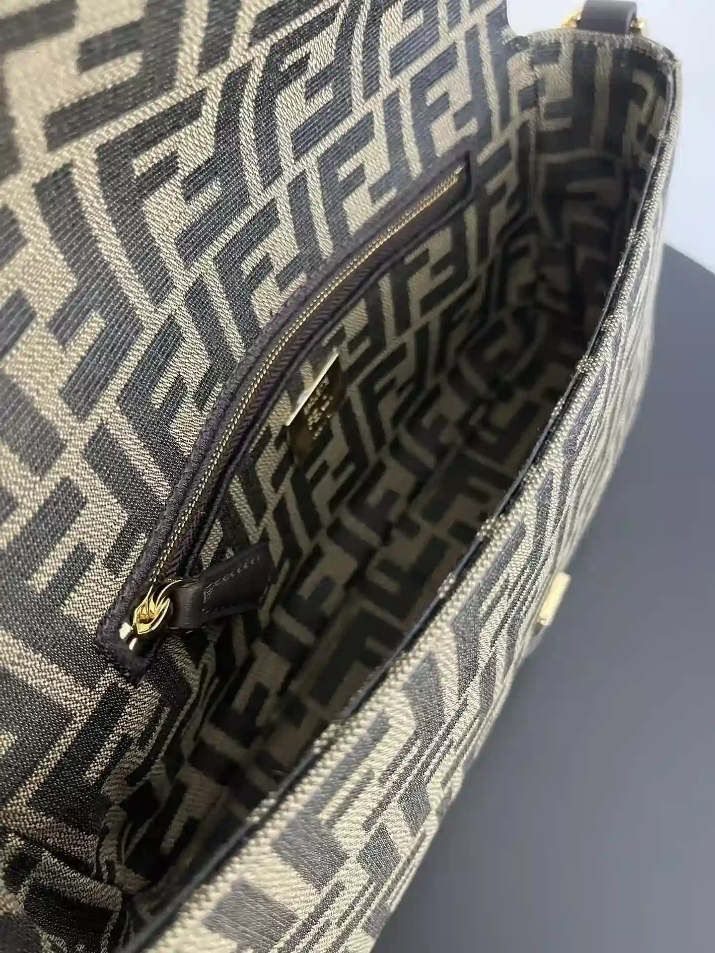 Fendi Baguette Monogram Canvas Shoulder Bag product photo from LabelPicks